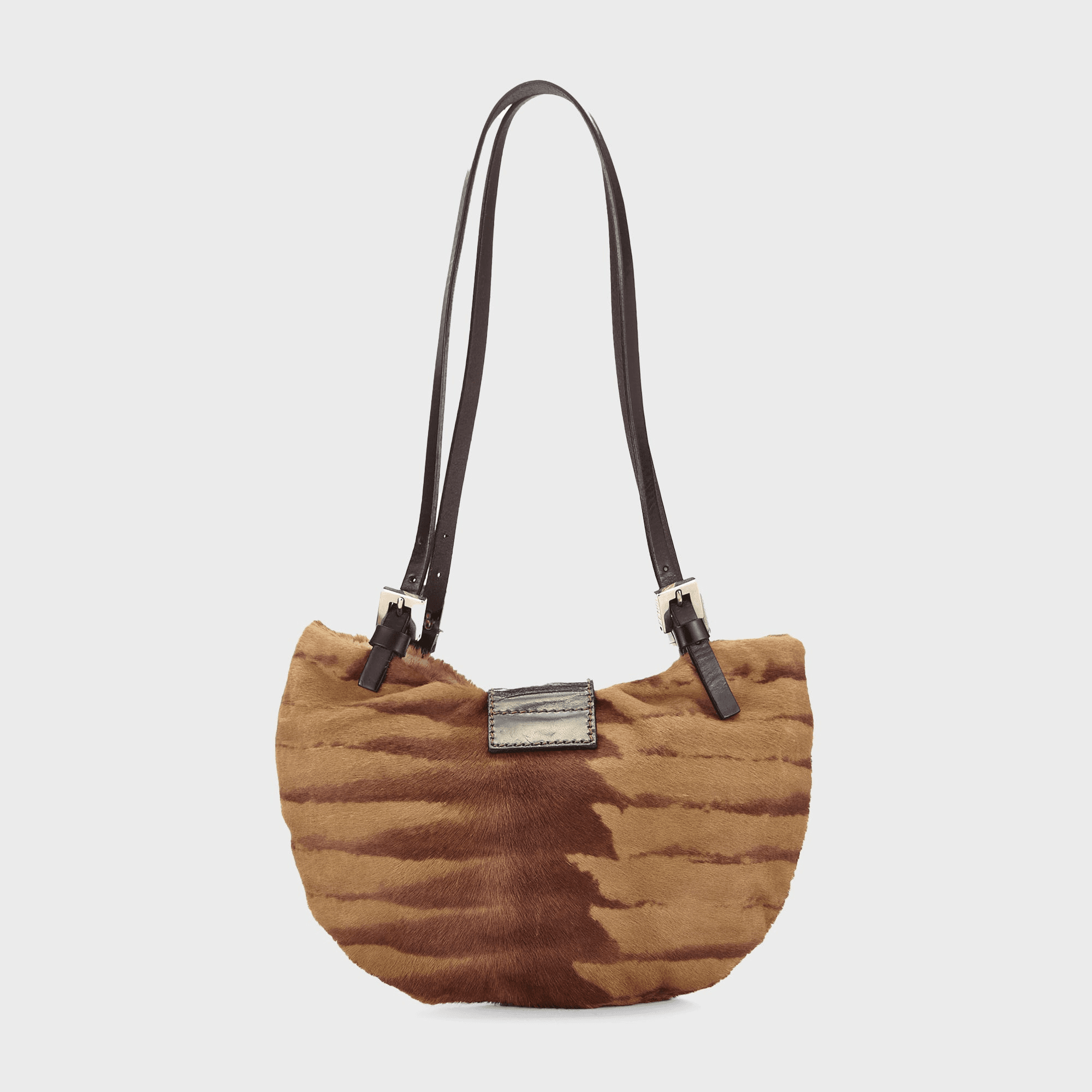 WGACA Fendi Brown Pony Hair Shoulder Bag - Brown — Image 3