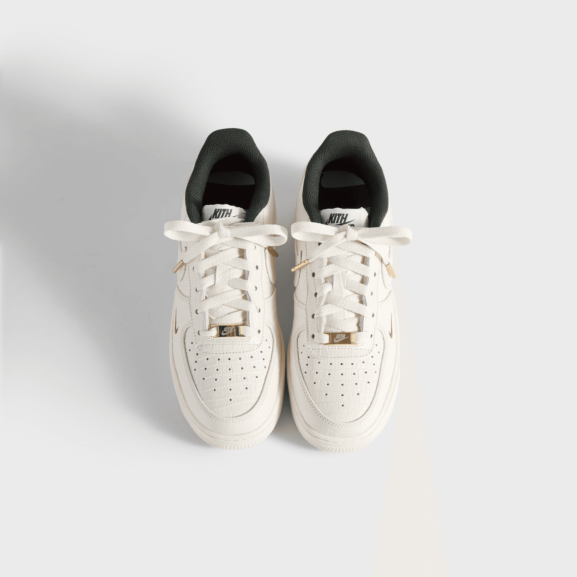 Kith for Nike GS Air Force 1 - Phantom / Black Spruce / Varsity Red — Image 6
