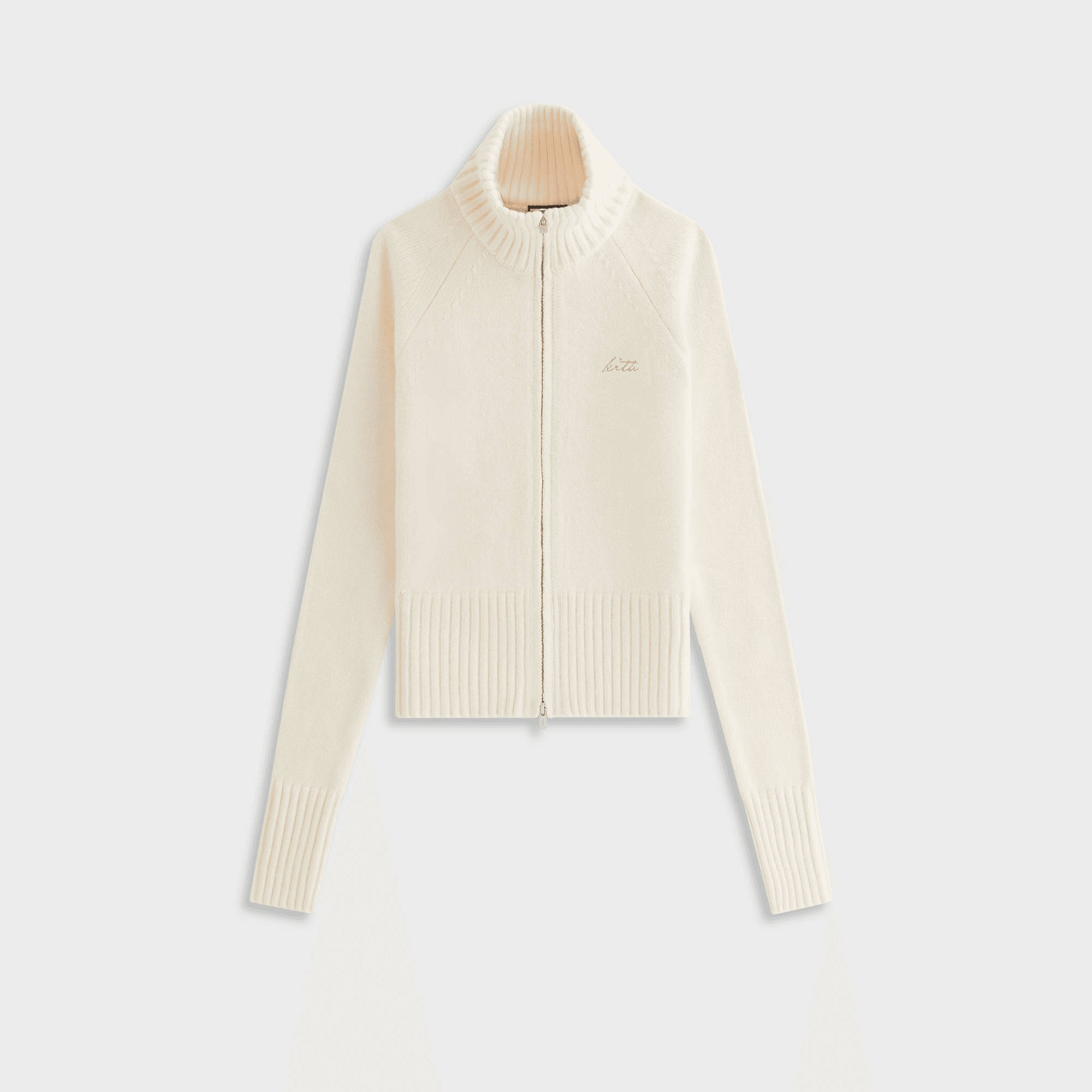 Kith Women Ina II Sweater Track Zip - Sandrift