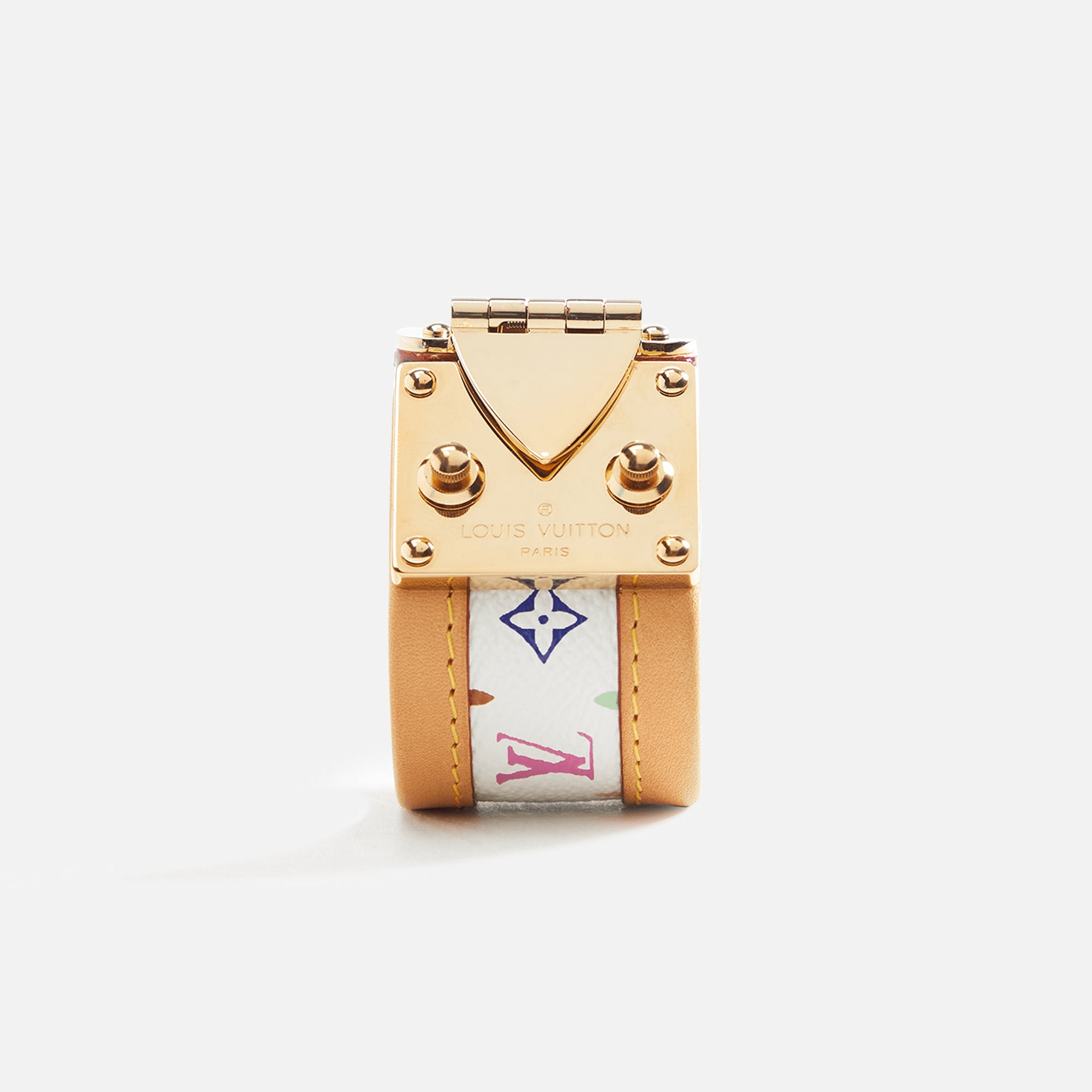 WGACA Louis Vuitton Serrure Bracelet - White / Multi — Image 2