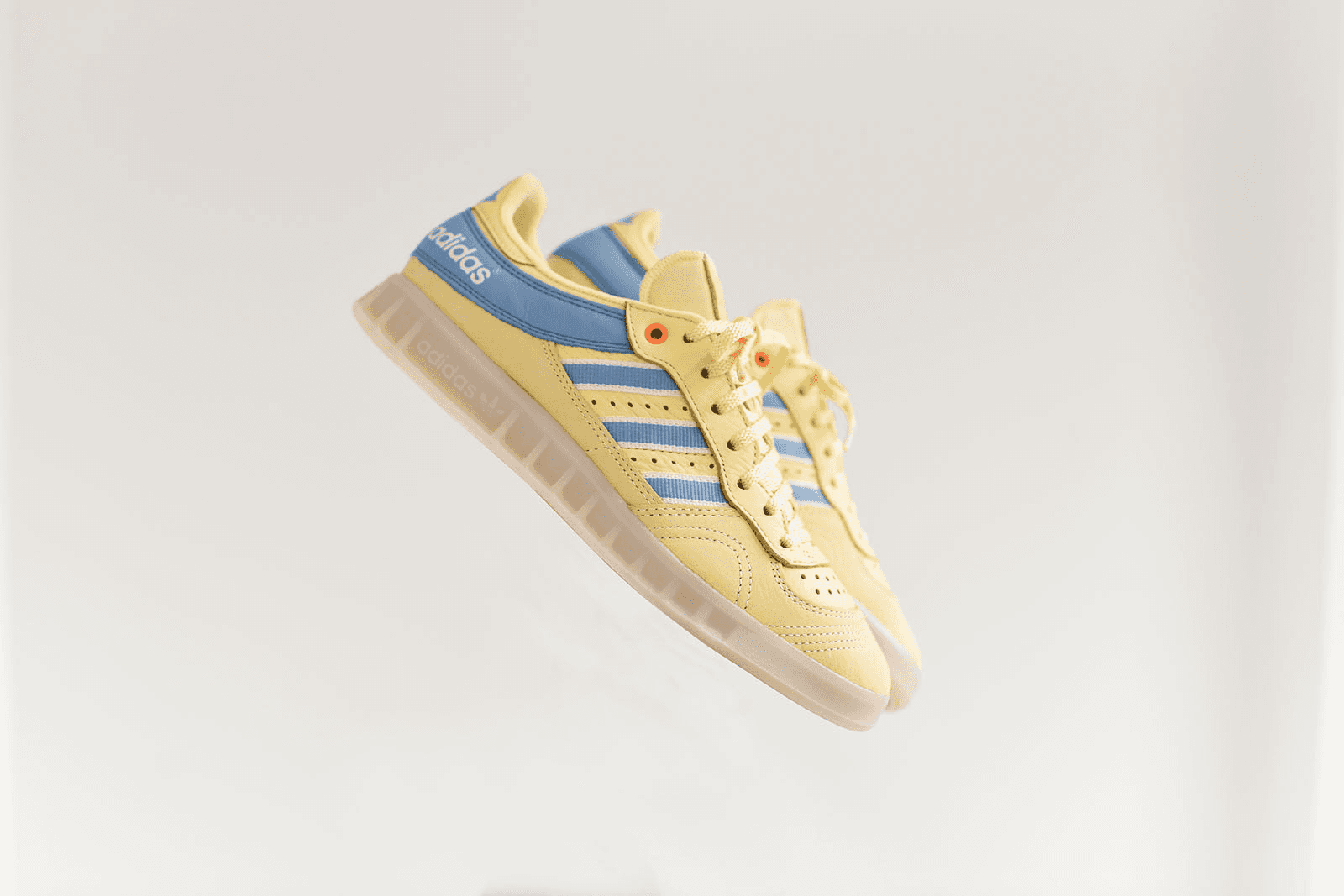 adidas x Oyster Handball Top - Yellow / Ash Blue / White