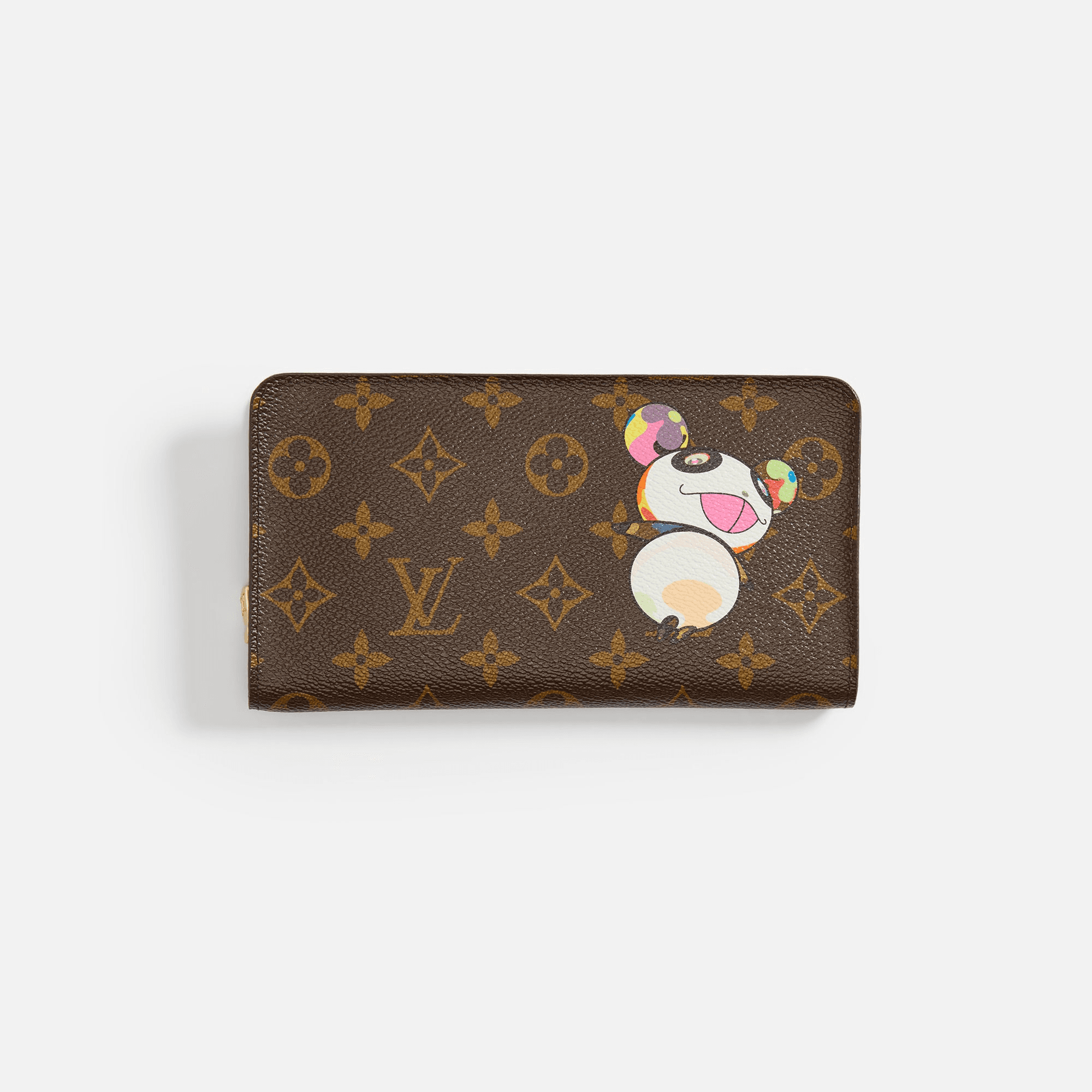 WGACA Louis Vuitton Murakami Panda Porte Monnaie Zippy - Brown