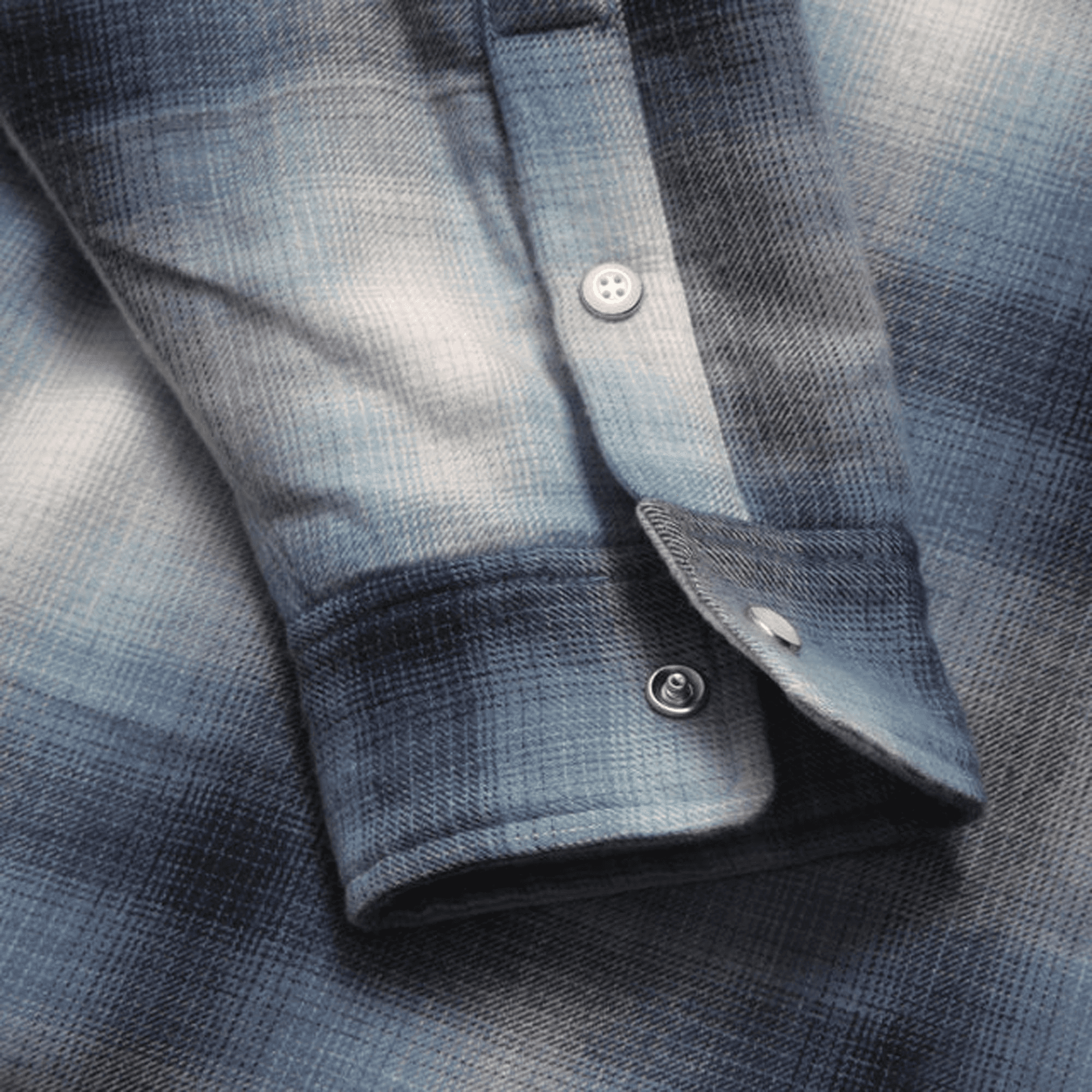 Metalwood Poly Filled Shirt - Blue Plaid — Image 3