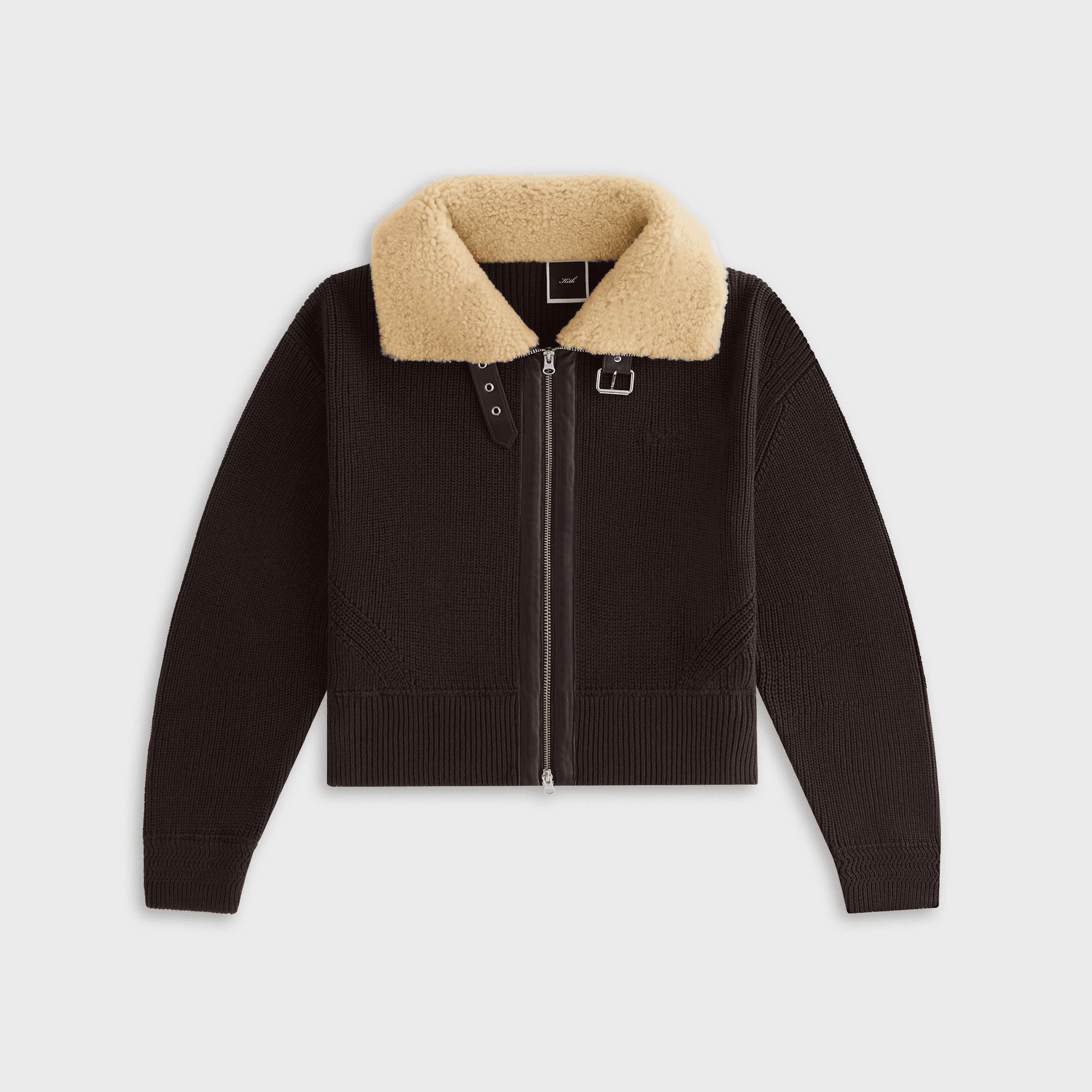 Kith Women Harten Aviator Sweater Jacket - Incognito — Image 6