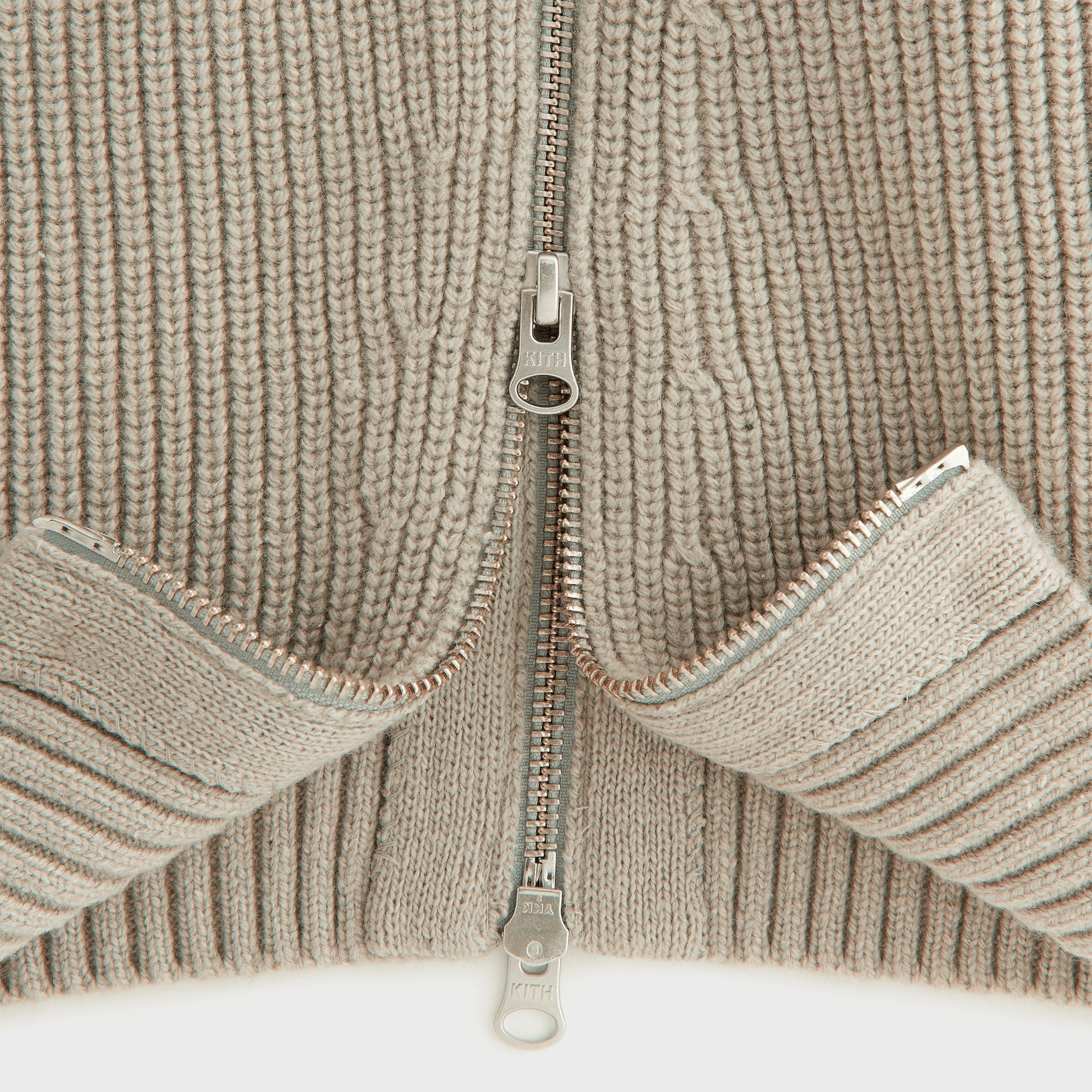 Kith Women Juni Zipper Sweater Hoodie - Pacify — Image 3