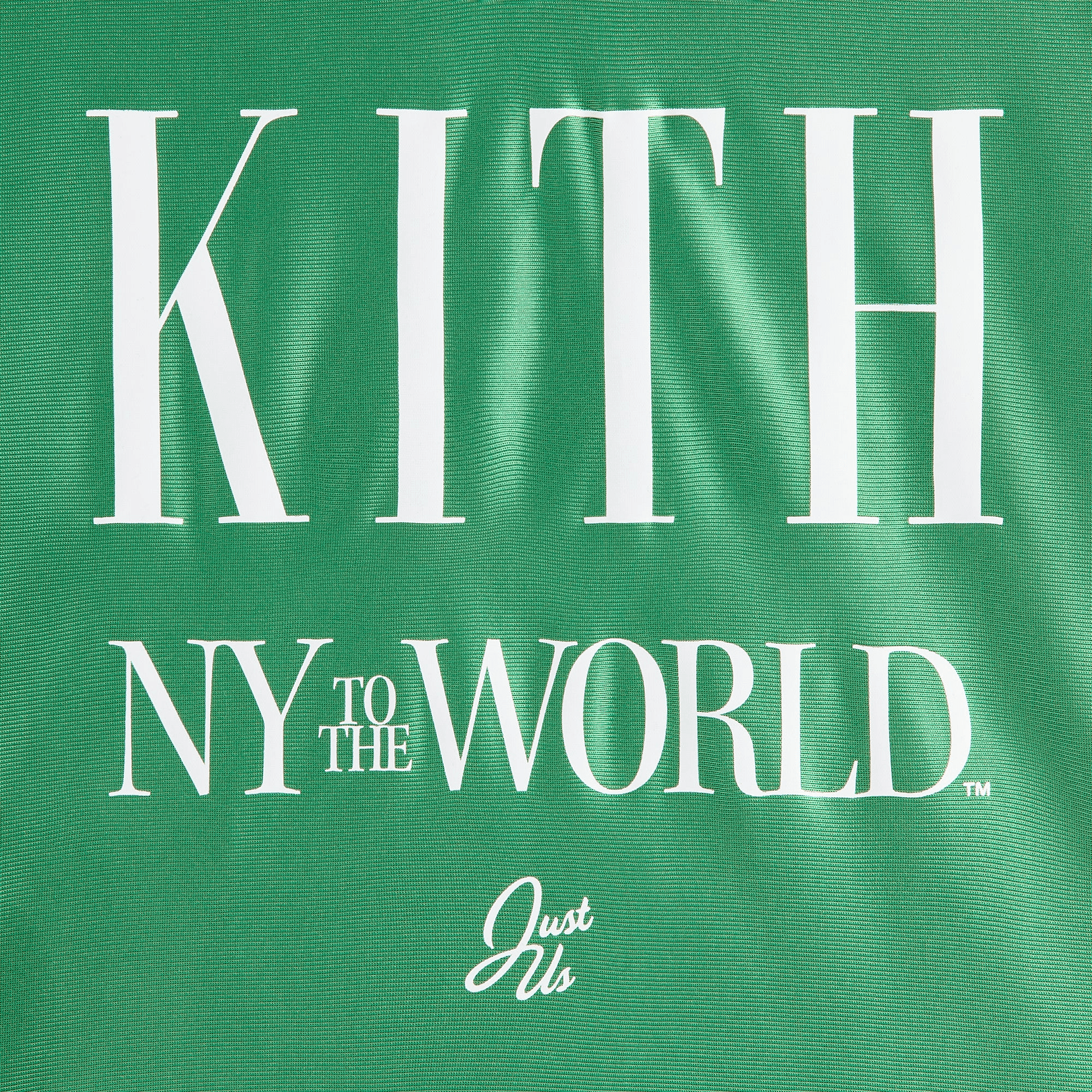 Kith Kids NY to the World Faille Leon Jersey - Parrot — Image 2