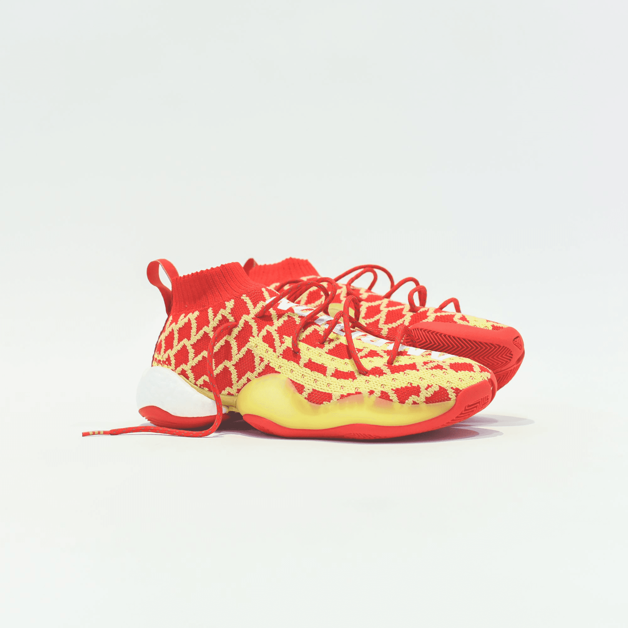 adidas x Pharrell Williams CNY BYW - Scarlet / Bright Yellow / Met Gold — Image 5
