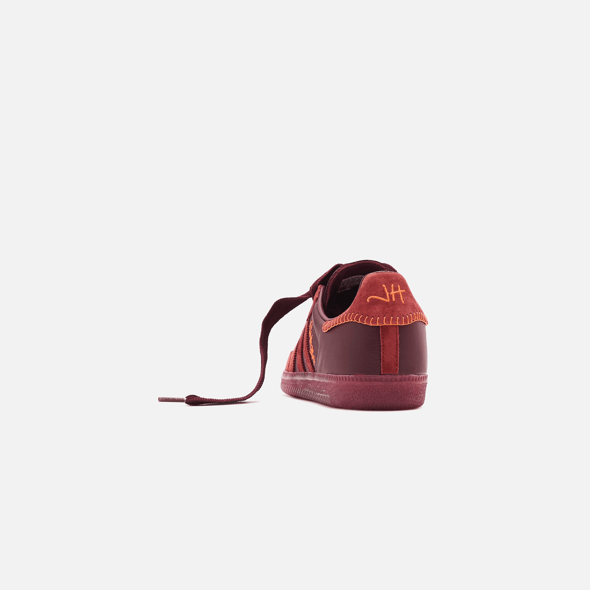 adidas Consortium x Jonah Hill Samba - Maroon / Noble Maroon / Ecru Tint — Image 7