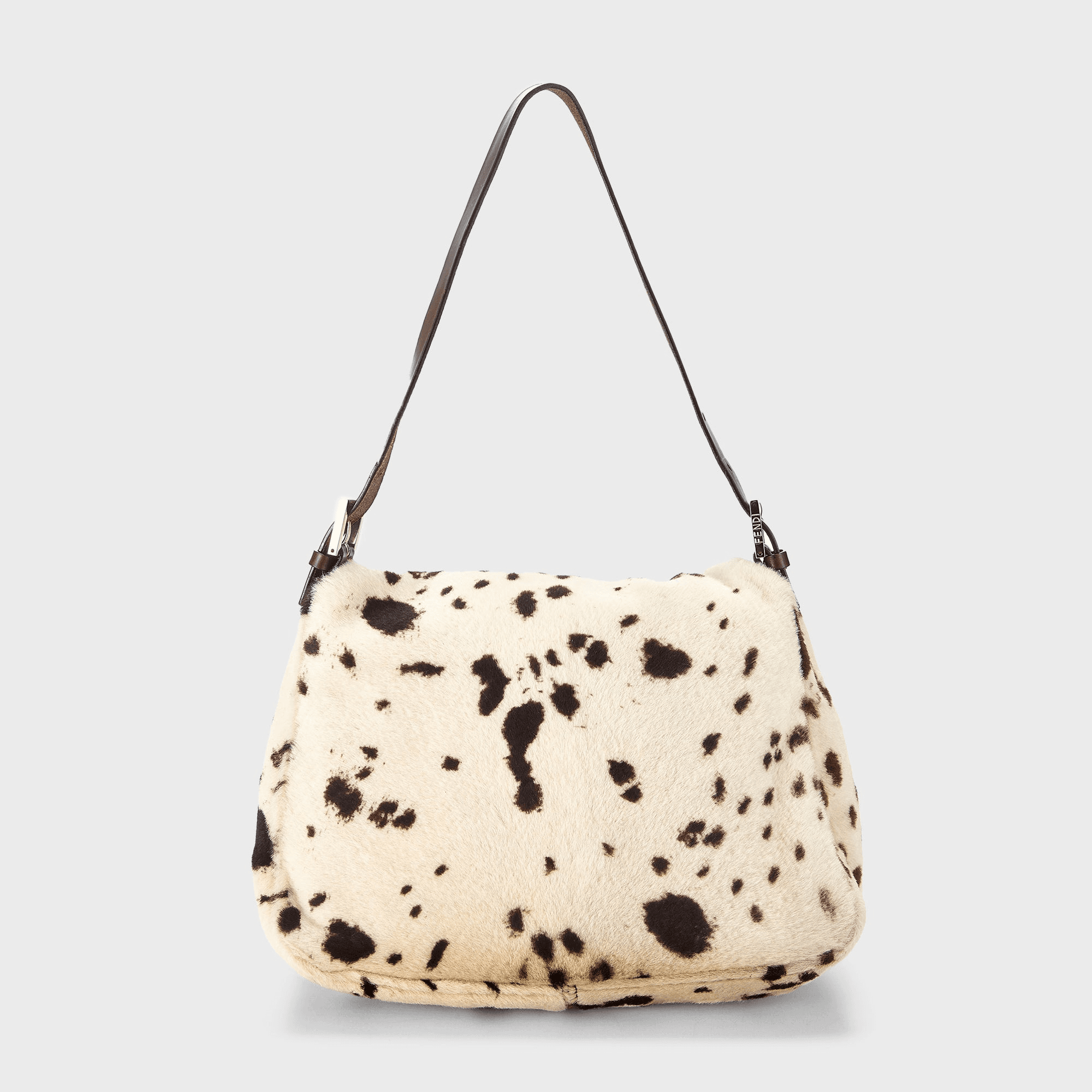 WGACA Fendi Cow Print Mamma Baguette - Ivory — Image 2