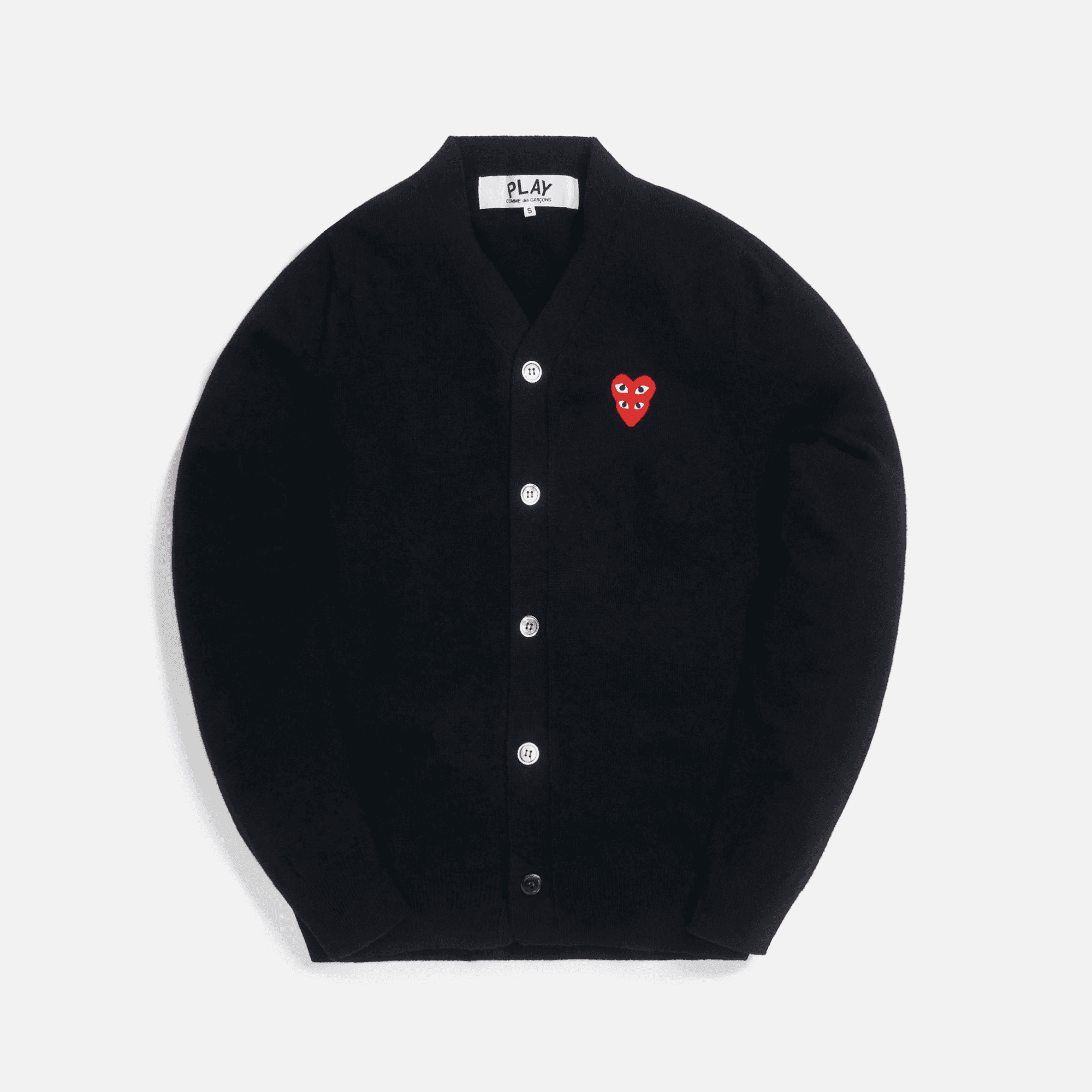 CDG Play Mens Cardigan - Black