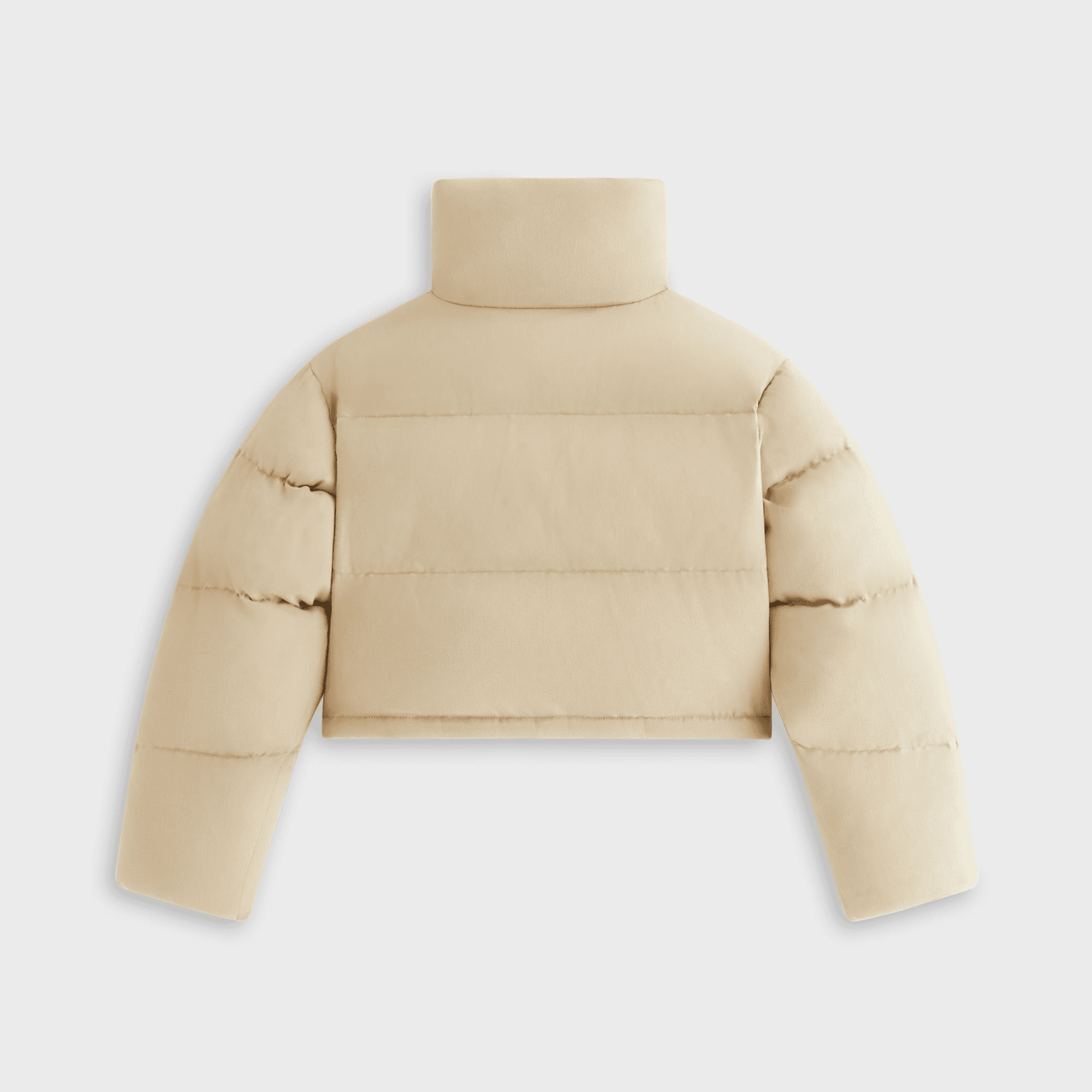 Kith Women Shae Cropped Denim Puffer - Birch — Image 6