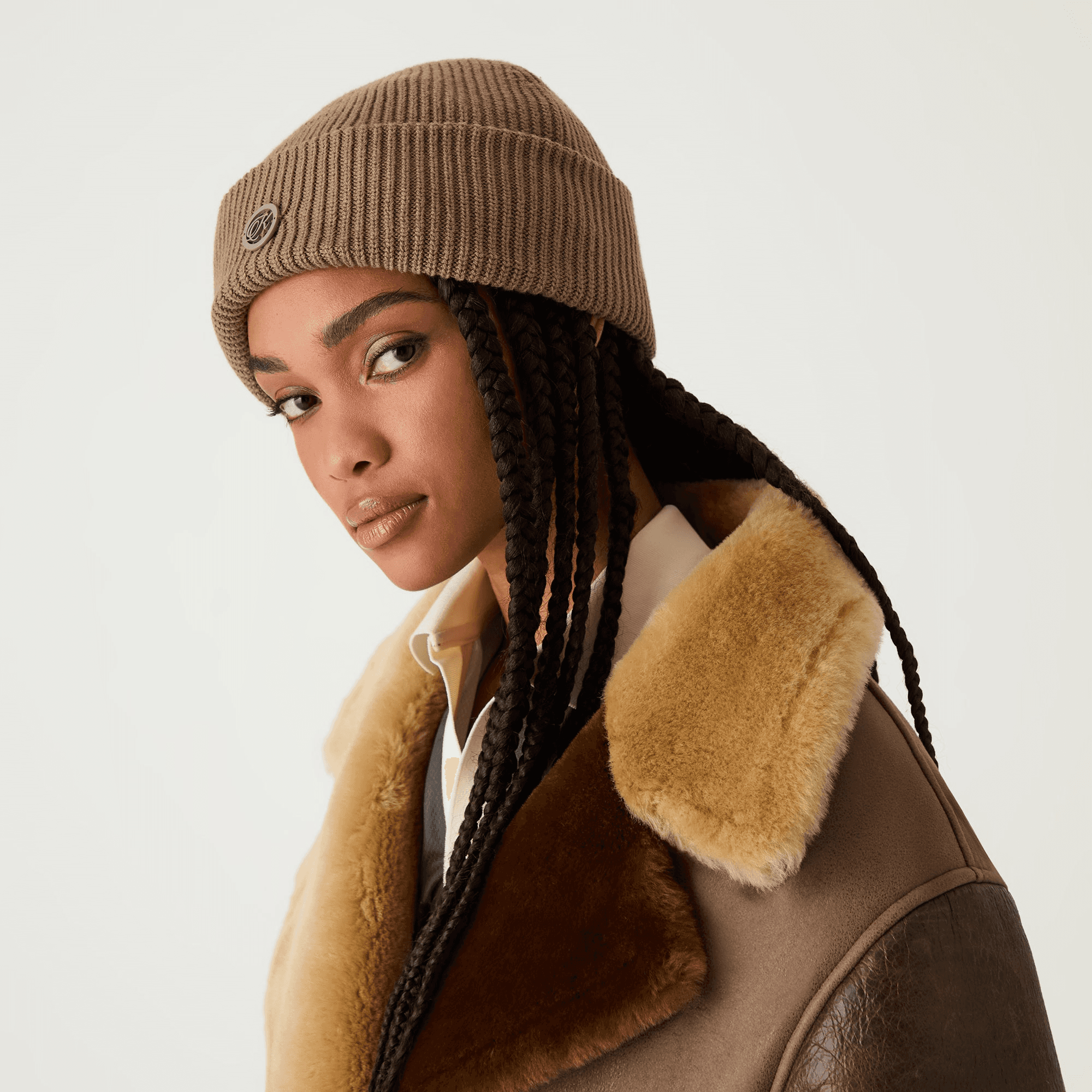 Kith Women Handtacked Enamel Charm Mia Beanie - Quicksand — Image 3