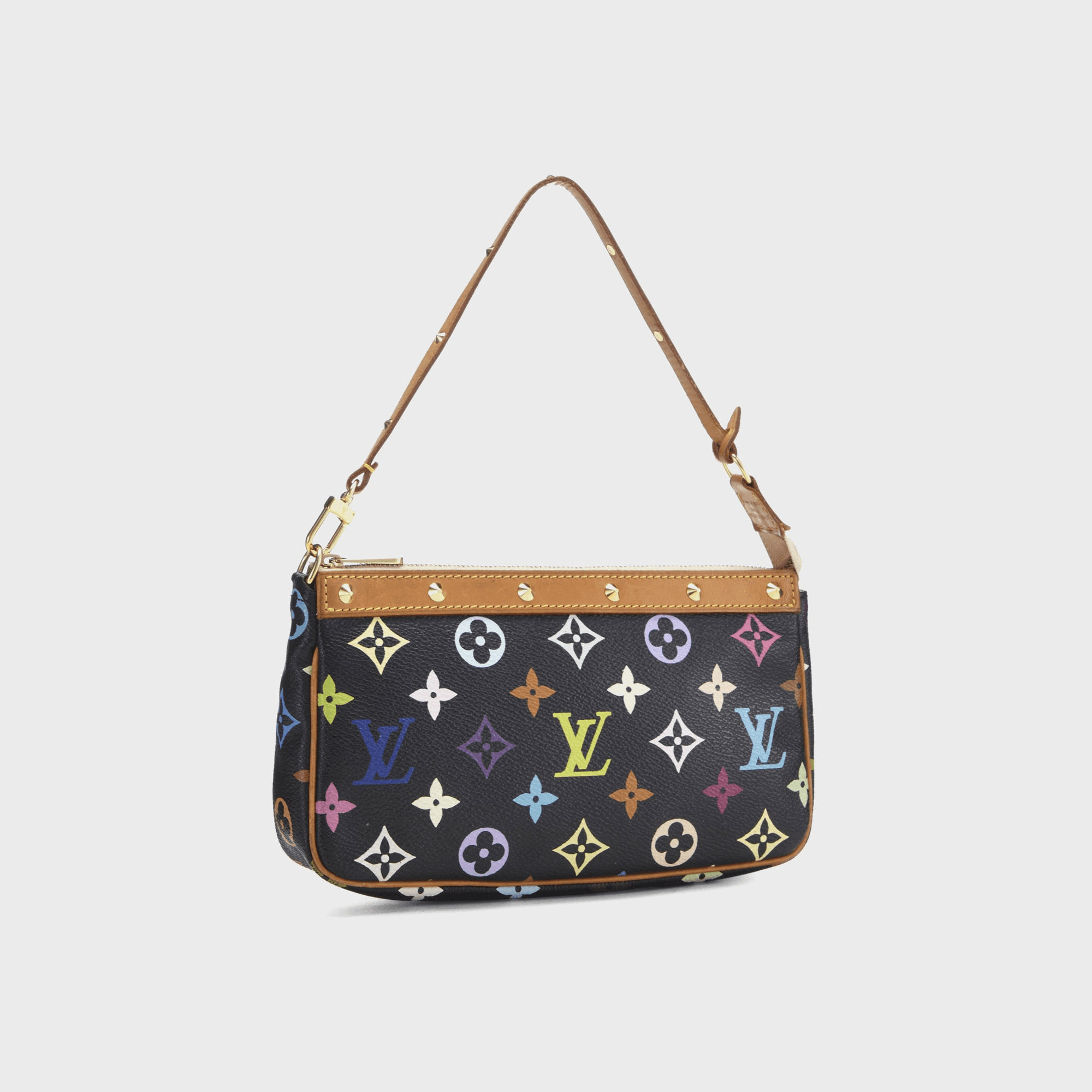 WGACA Louis Vuitton Multi Pochette Accessoires V2 - Black / Multi — Image 3