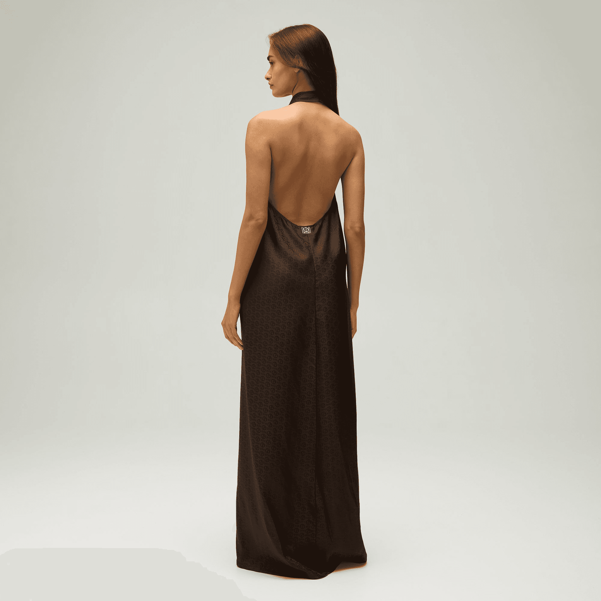 Giorgio Armani & Kith Women Silk Wrap Halter Cover Up - Kindling — Image 6