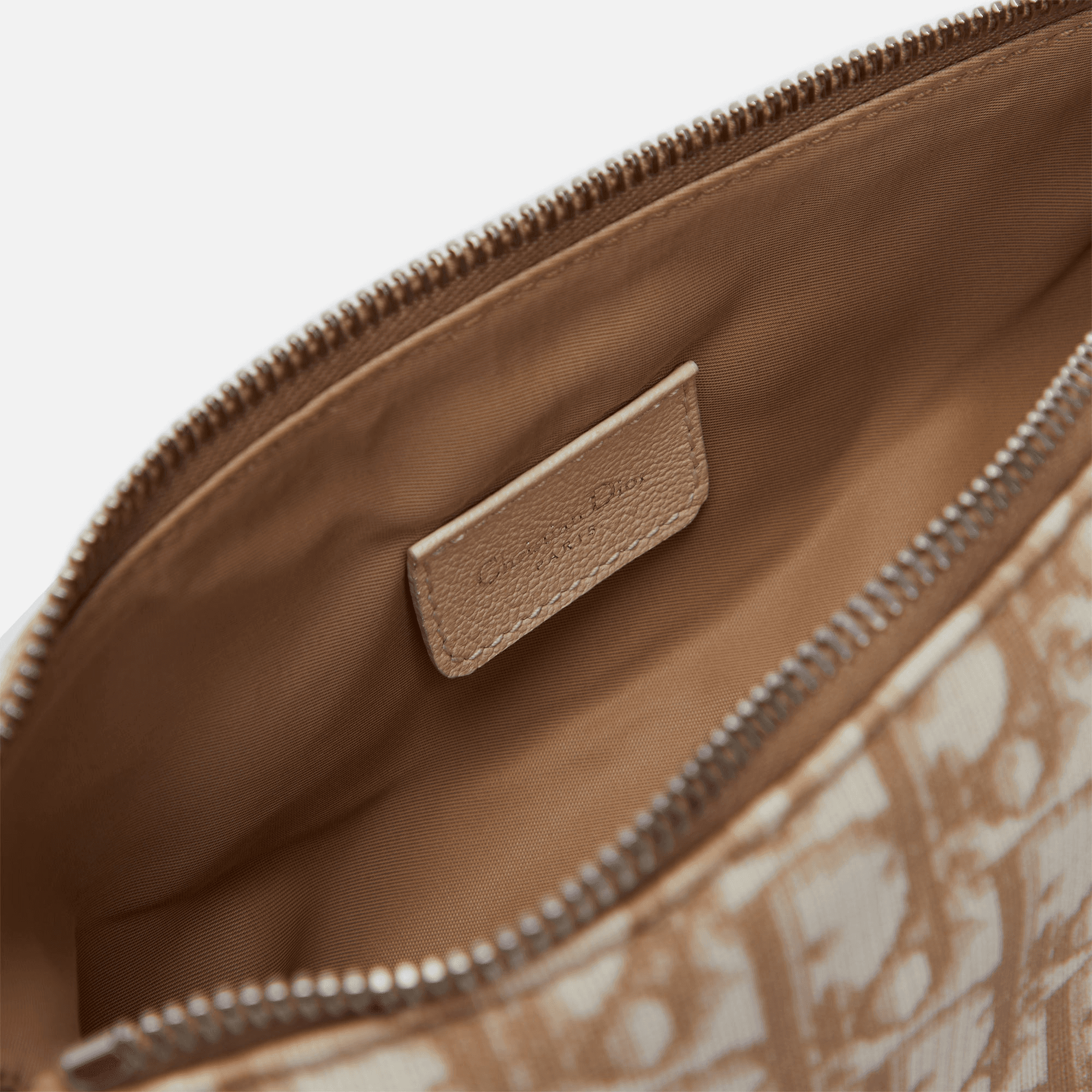 WGACA Dior Embroidered Saddle Mini Bag - Brown — Image 3