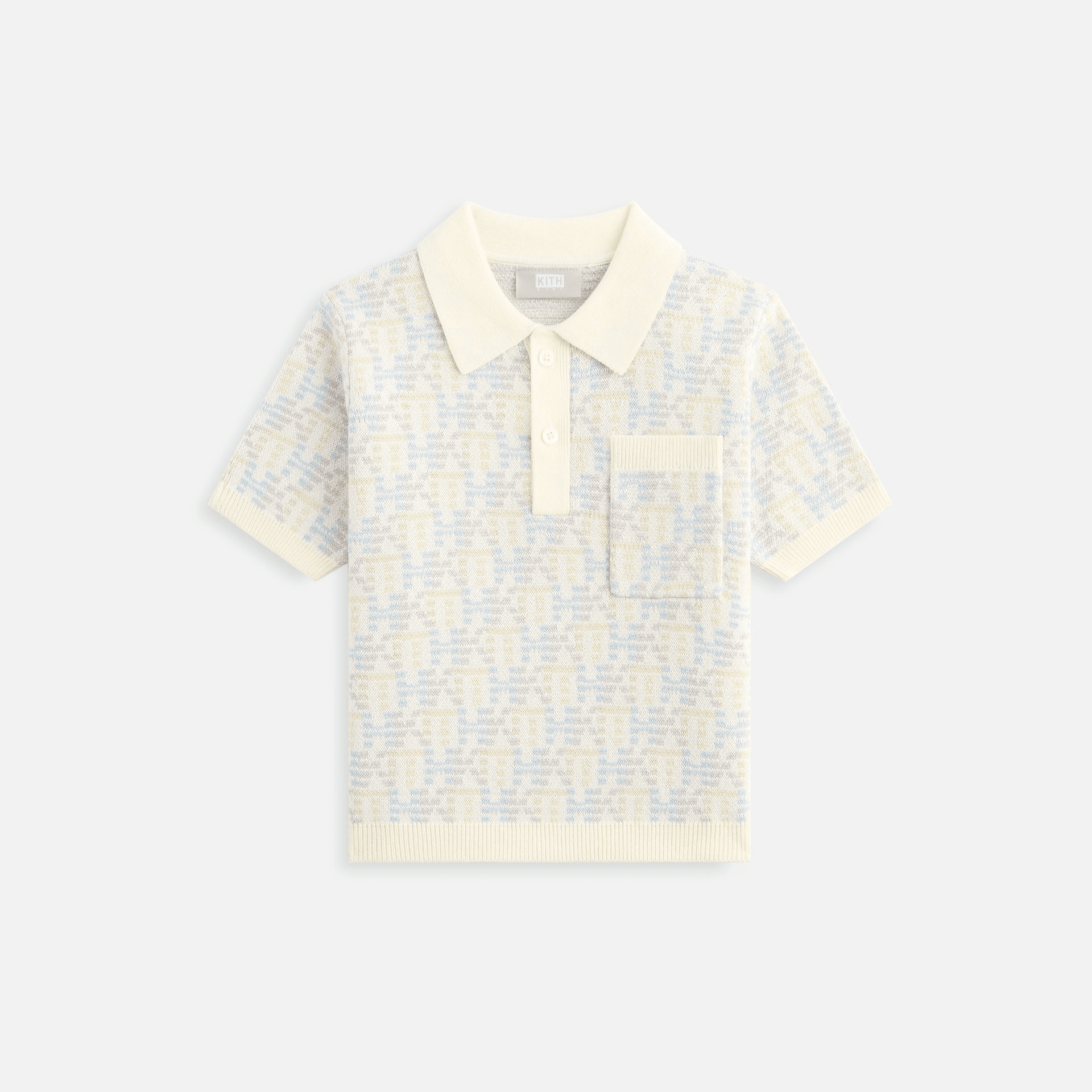 Kith Kids Monogram Tilden Polo - Polar — Image 5