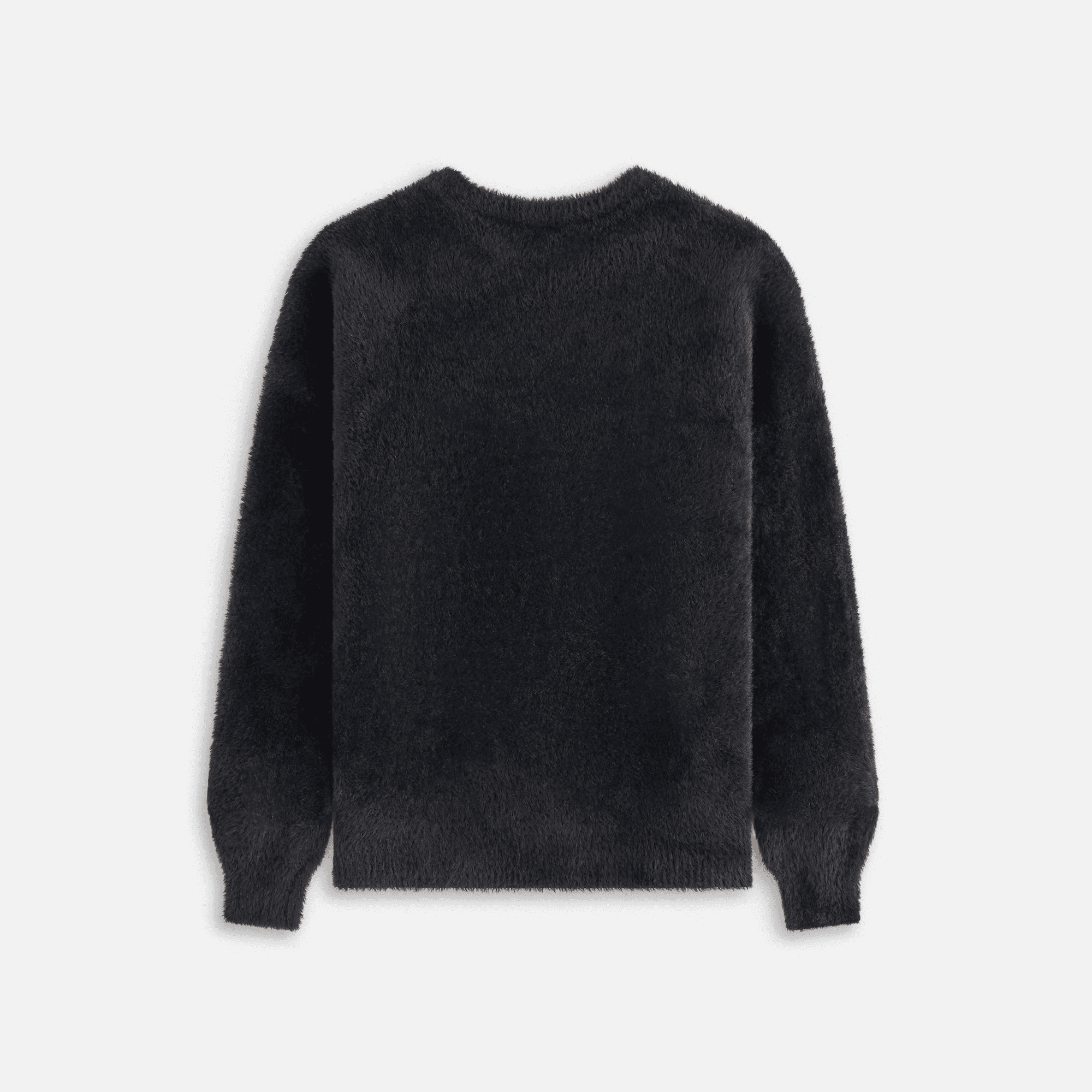 Kith Kids Mohair Script Logo Crewneck - Black — Image 4