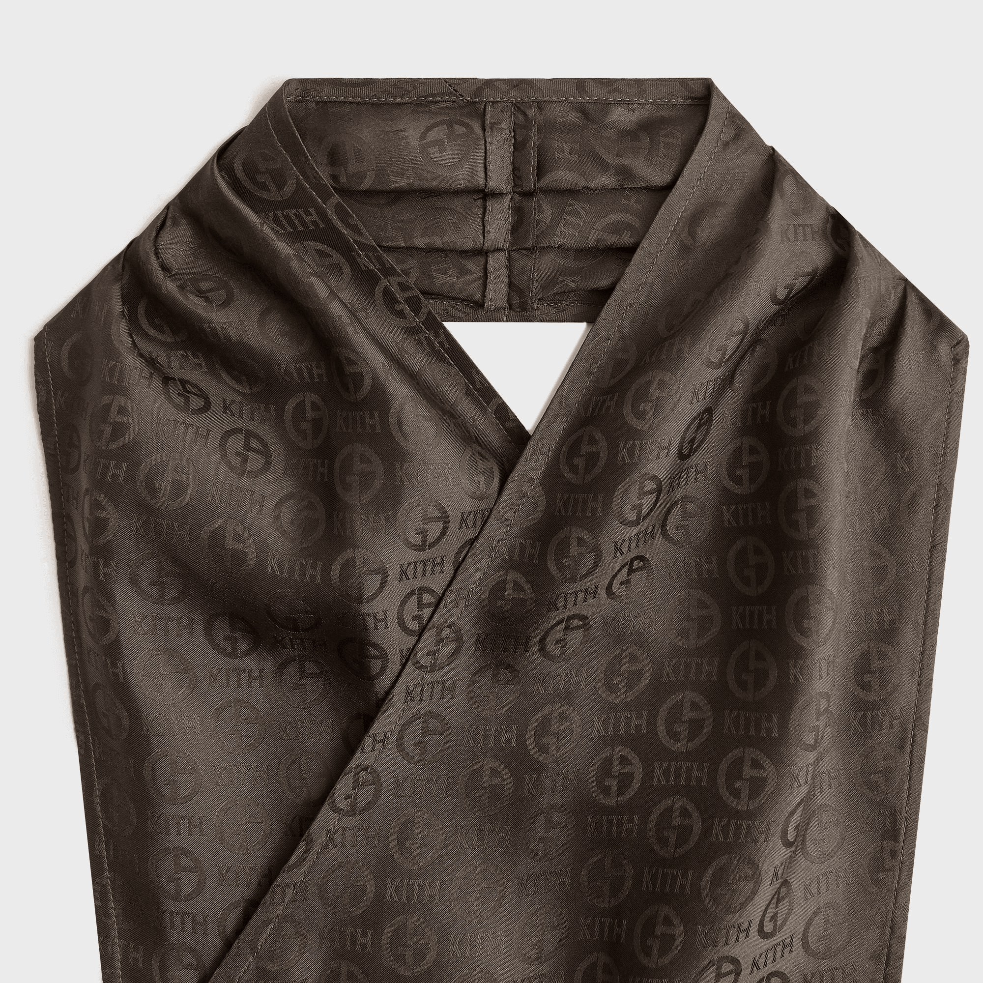 Giorgio Armani & Kith Women Silk Wrap Halter Cover Up - Kindling — Image 4