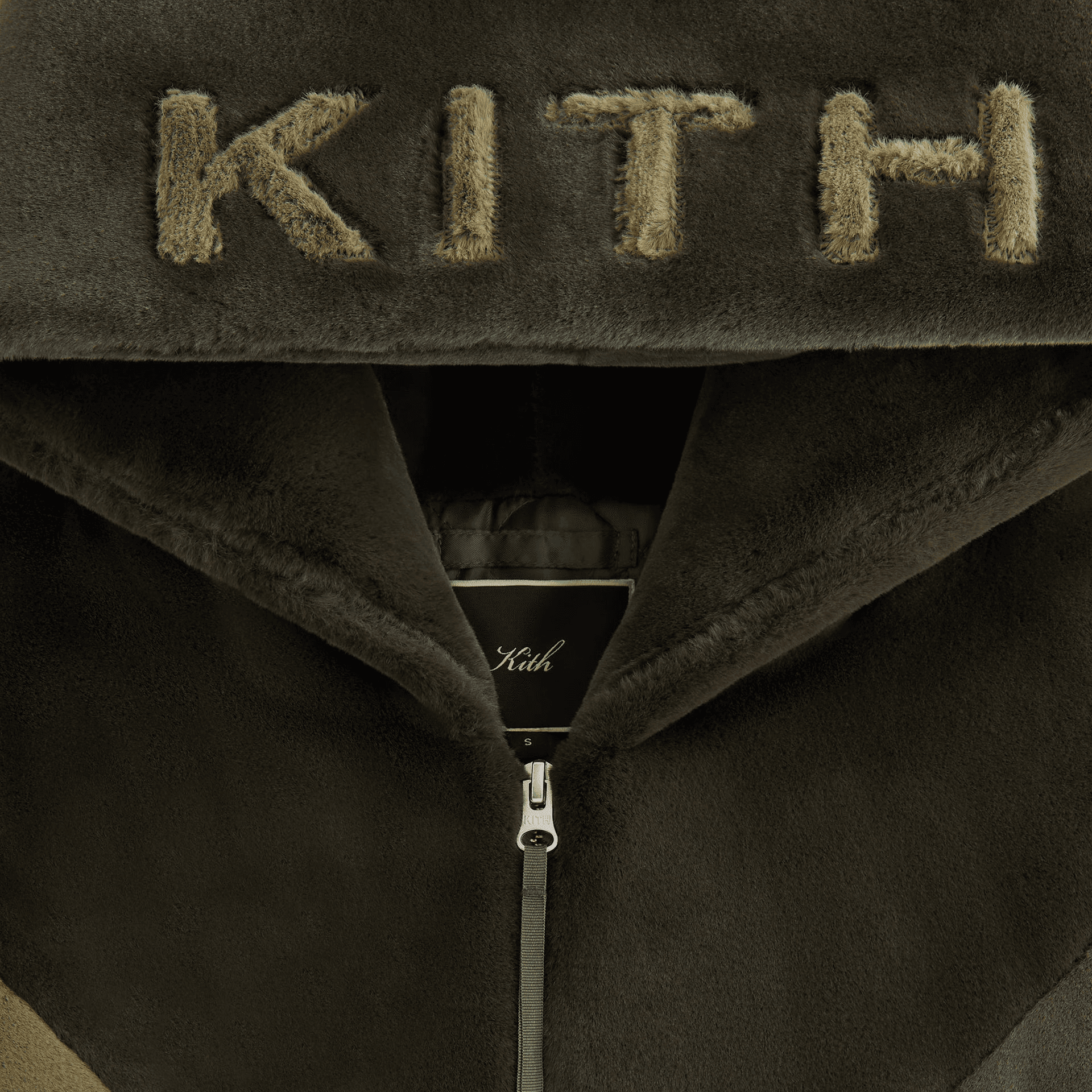 Kith Women Toshi III Faux Fur Pinwheel Bomber Jacket - Monarch — Image 2