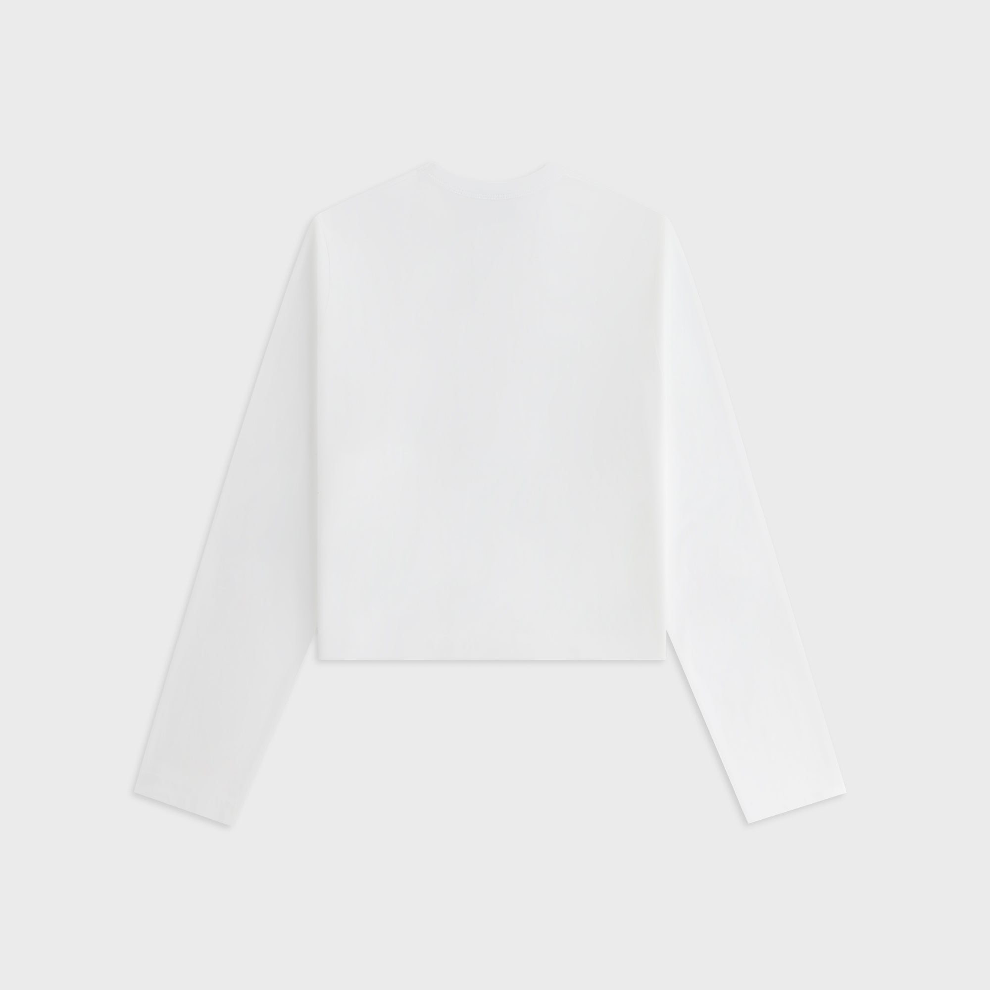 Kith Women Shrunken Jay Long Sleeve - White — Image 5
