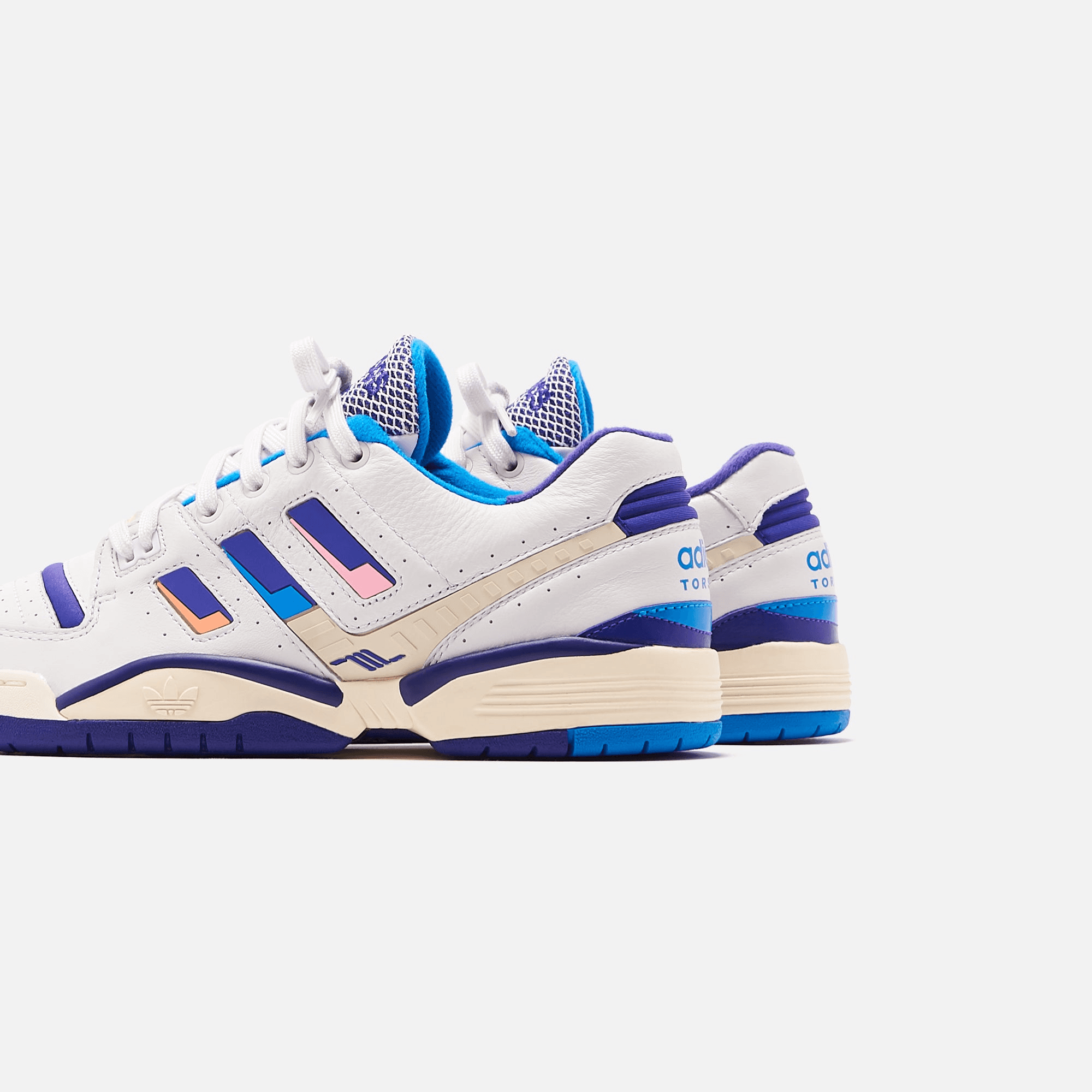 adidas Consortium Torsion Edberg Comp - Crayon White / Bright Blue — Image 2