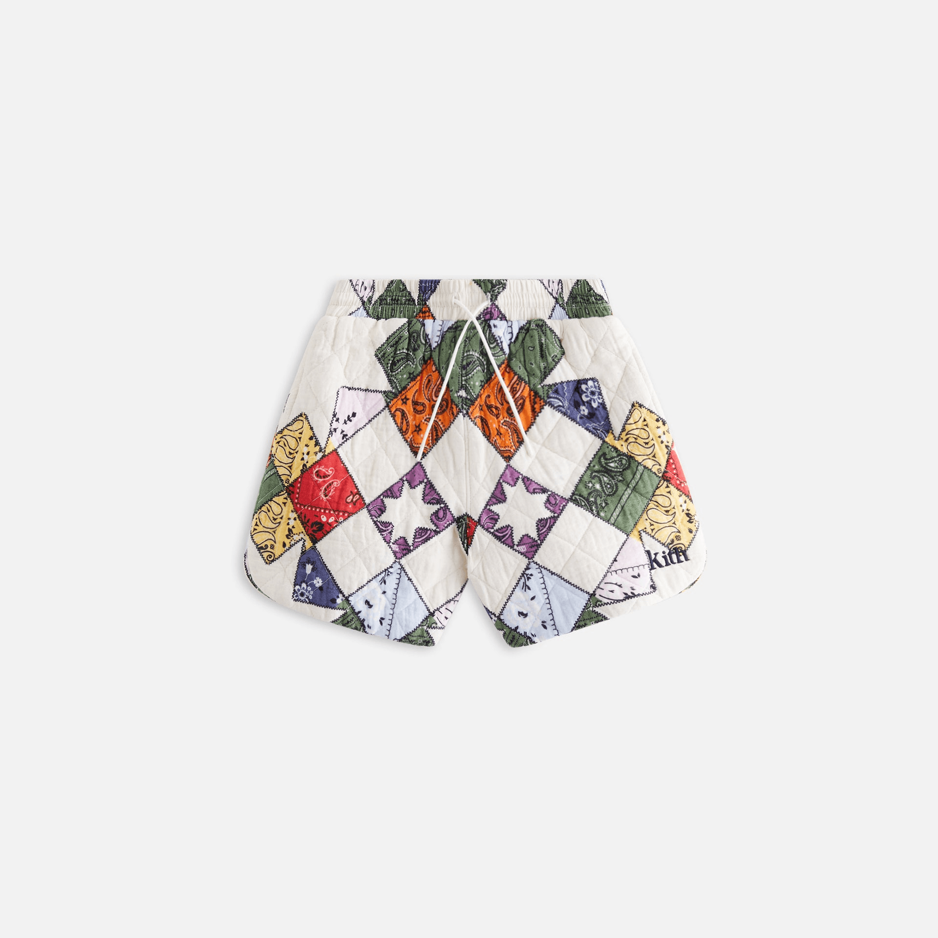 Kith Kids Quilted Patchwork Short - Sandrift — Image 5