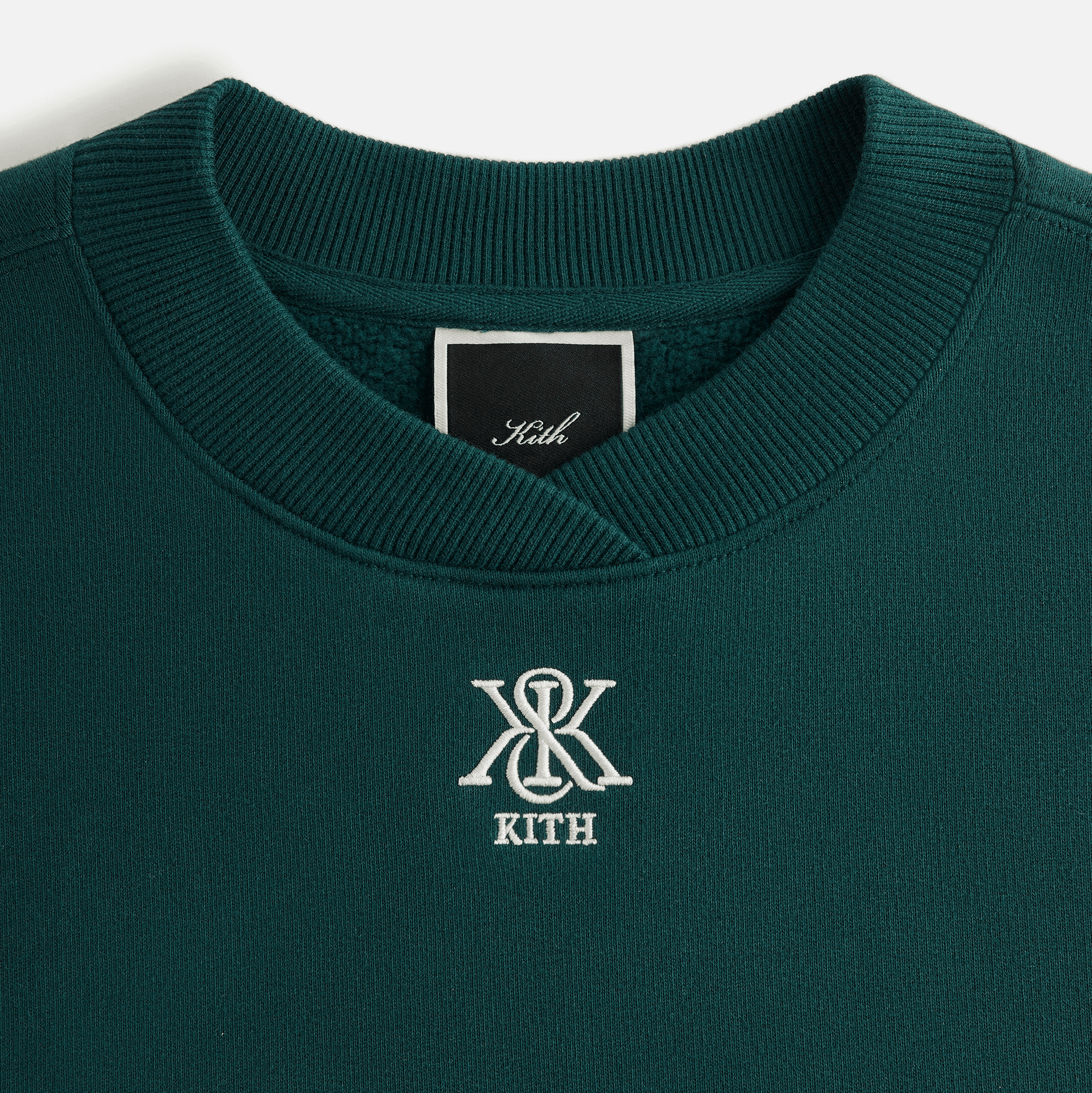 Kith Women Asher II Crest Crewneck - Chronicle — Image 2