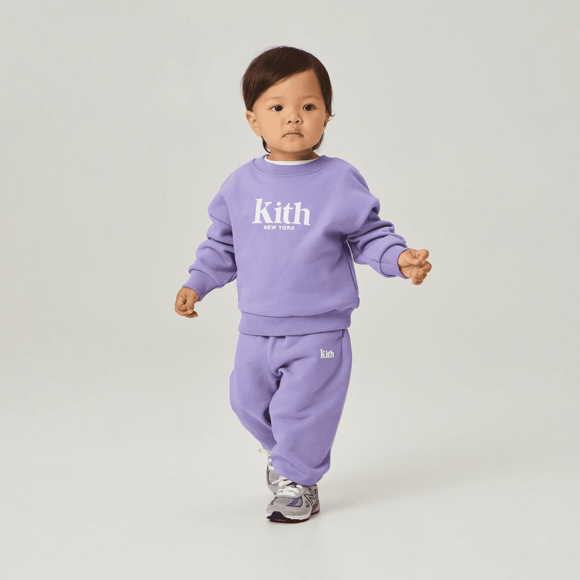 Kith Baby Nelson Crewneck - Wisteria — Image 5