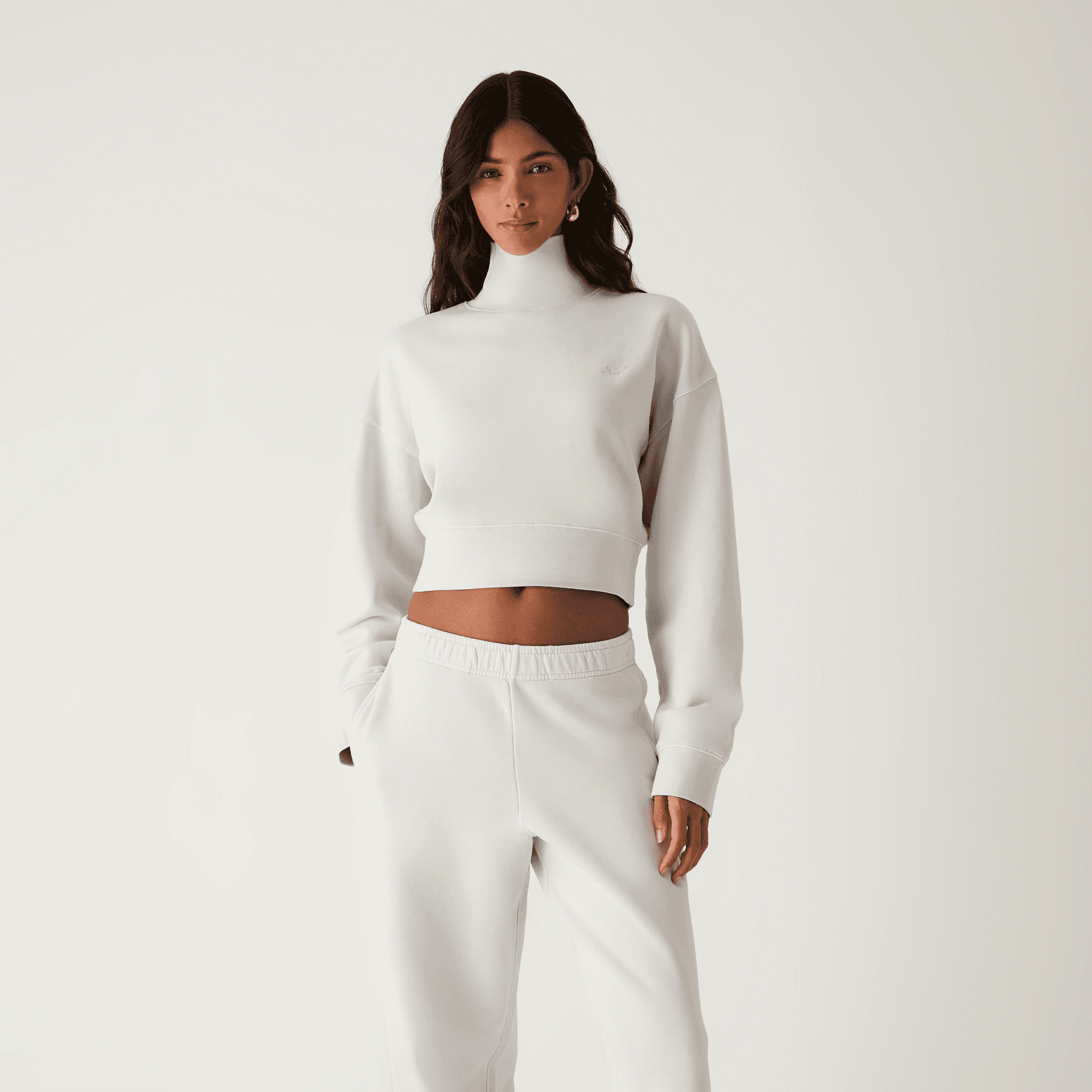 Kith Women Maryn Cropped Turtleneck - Cirrus — Image 4