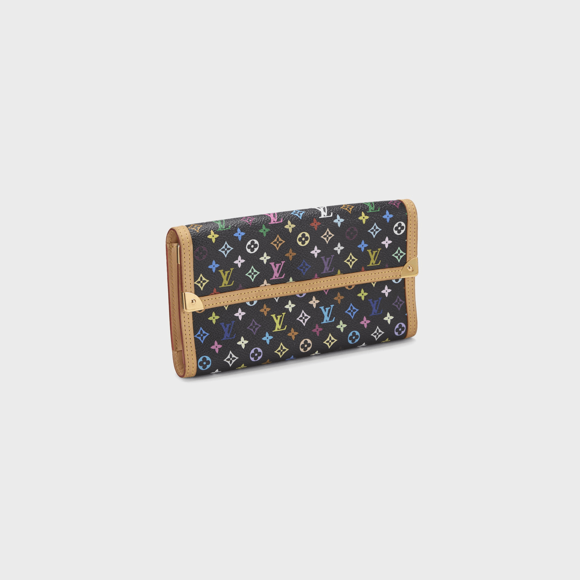 WGACA Louis Vuitton International Wallet - Black Multi — Image 3