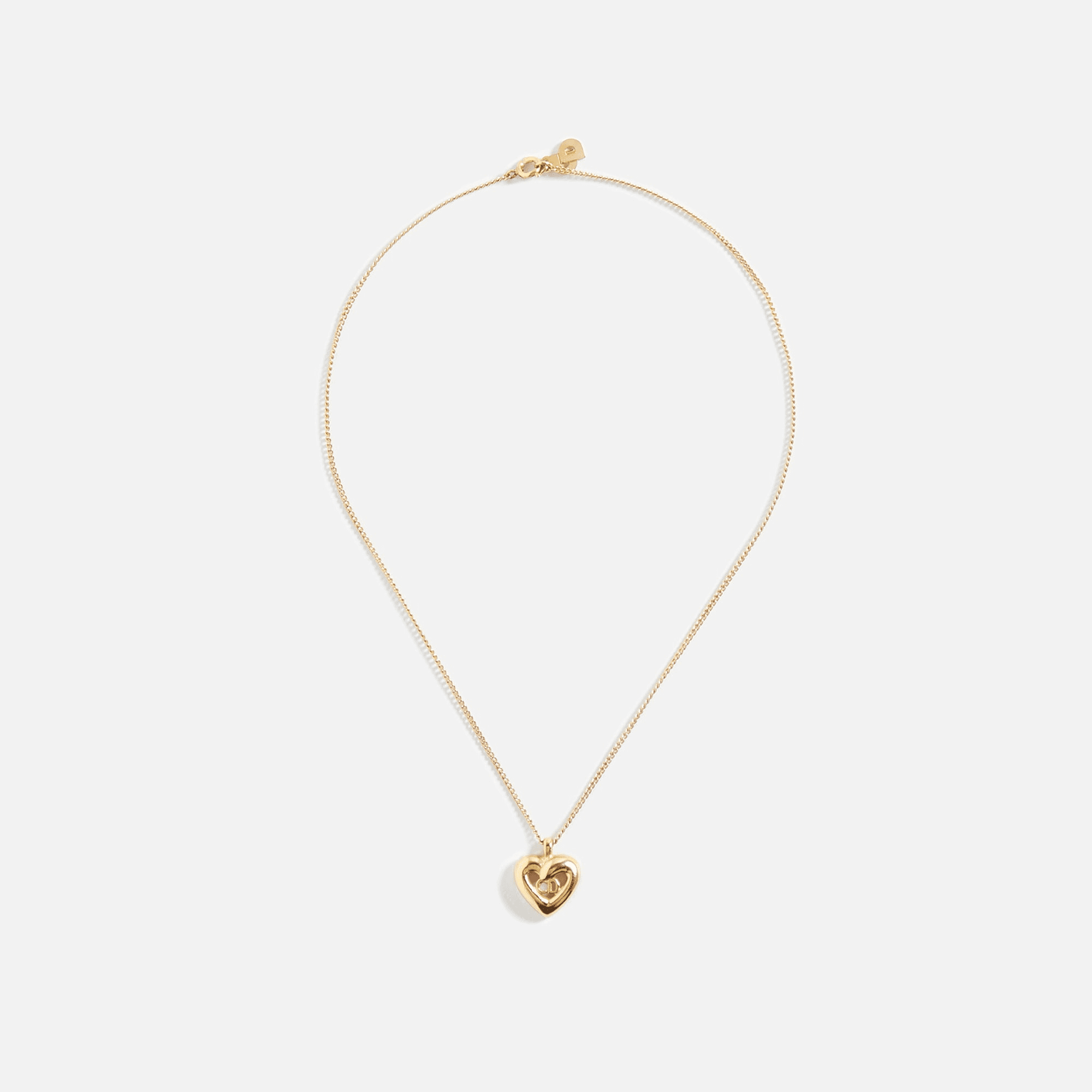 WGACA Cior CD in Heart Necklace - Gold