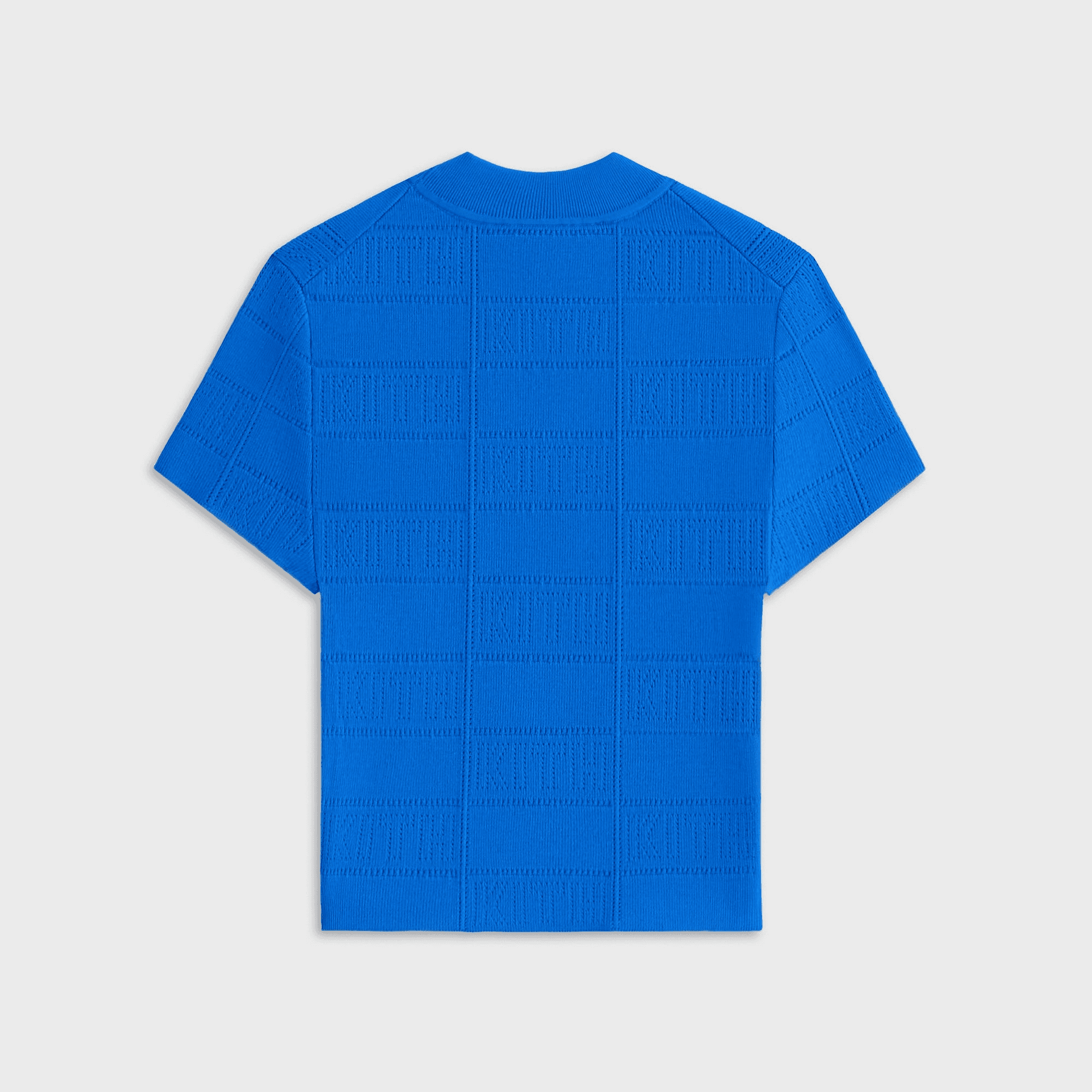 Kith Women Arys Monogram Pointelle Tee - Lake — Image 4