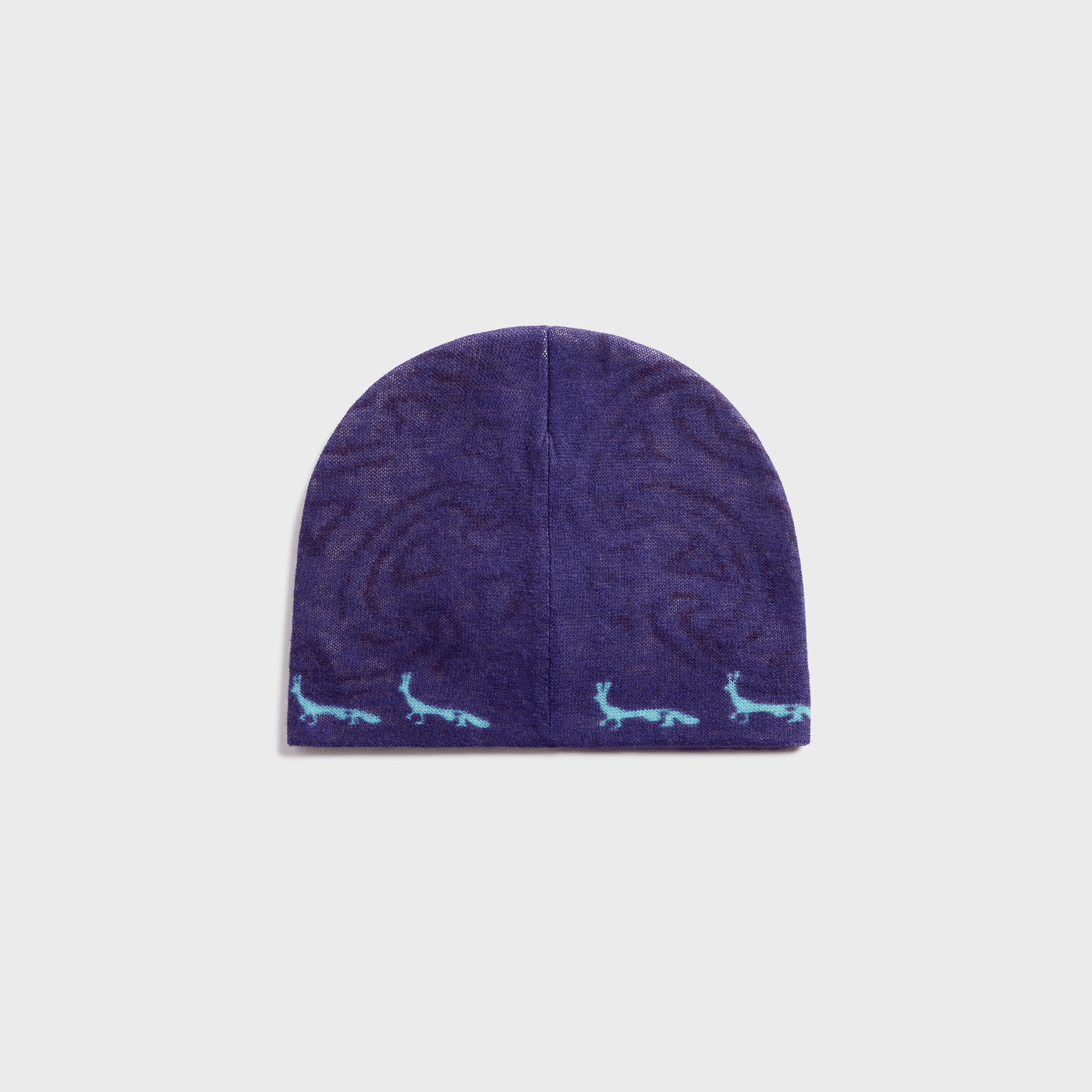 ADRIAN CASHMERE Houndhare Beanie - Purple — Image 3