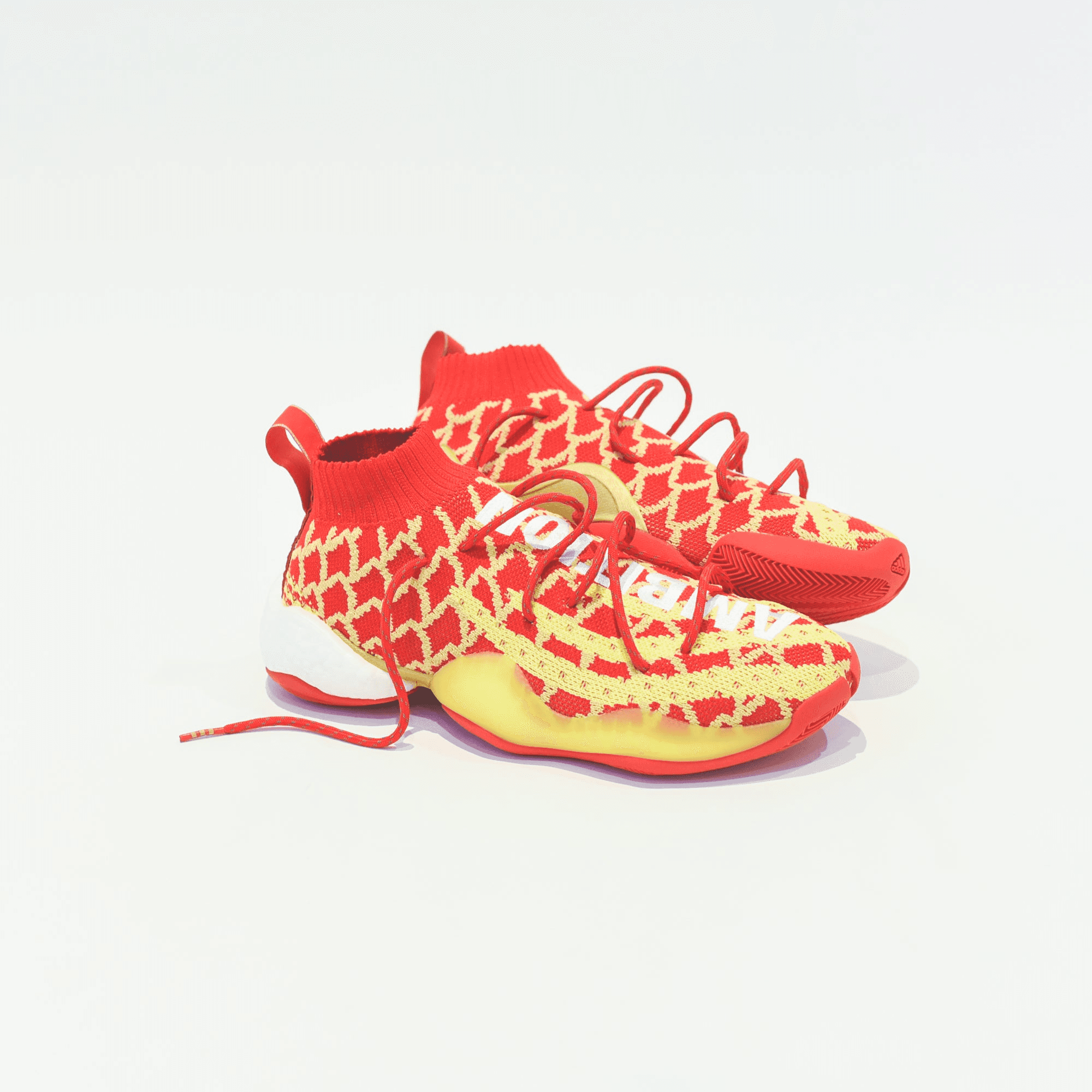adidas x Pharrell Williams CNY BYW - Scarlet / Bright Yellow / Met Gold — Image 3