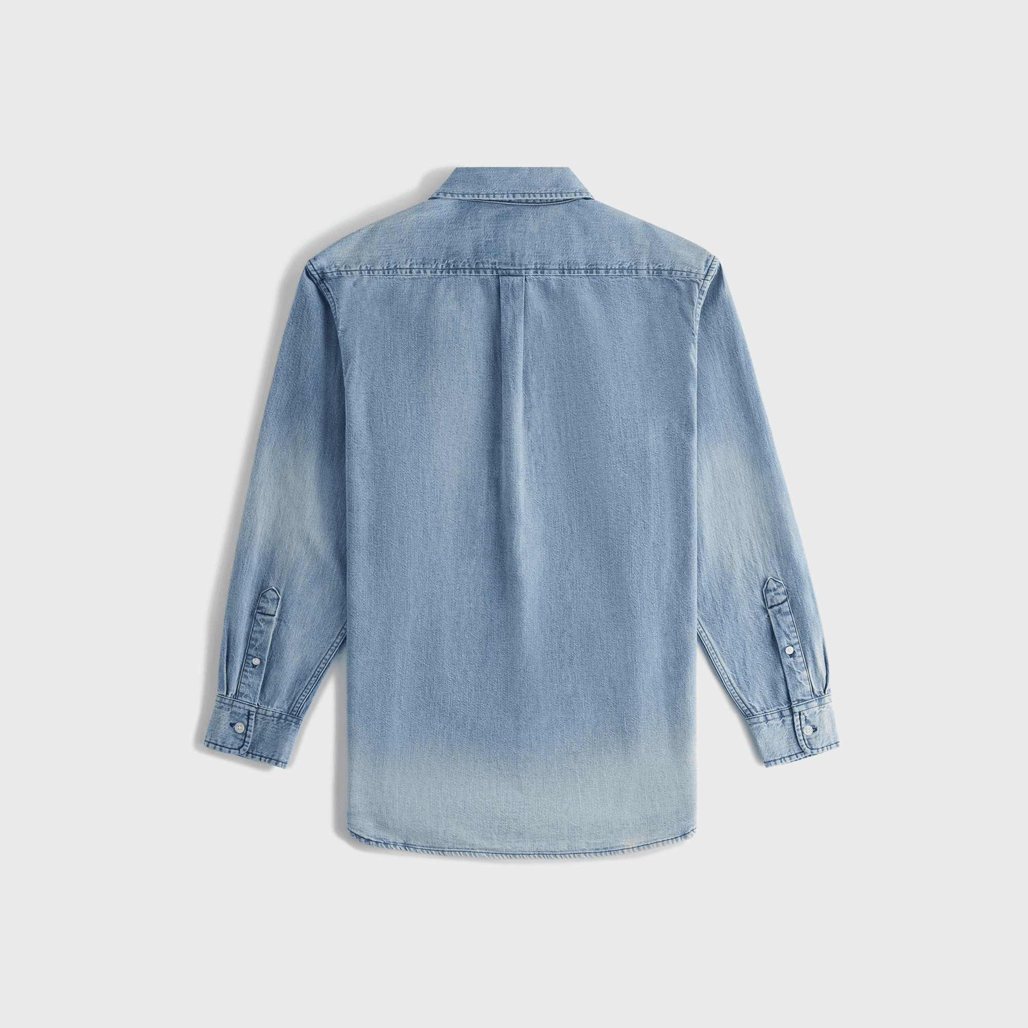 Kith Women Ora II Denim Shirt - Harper Mid Wash — Image 4