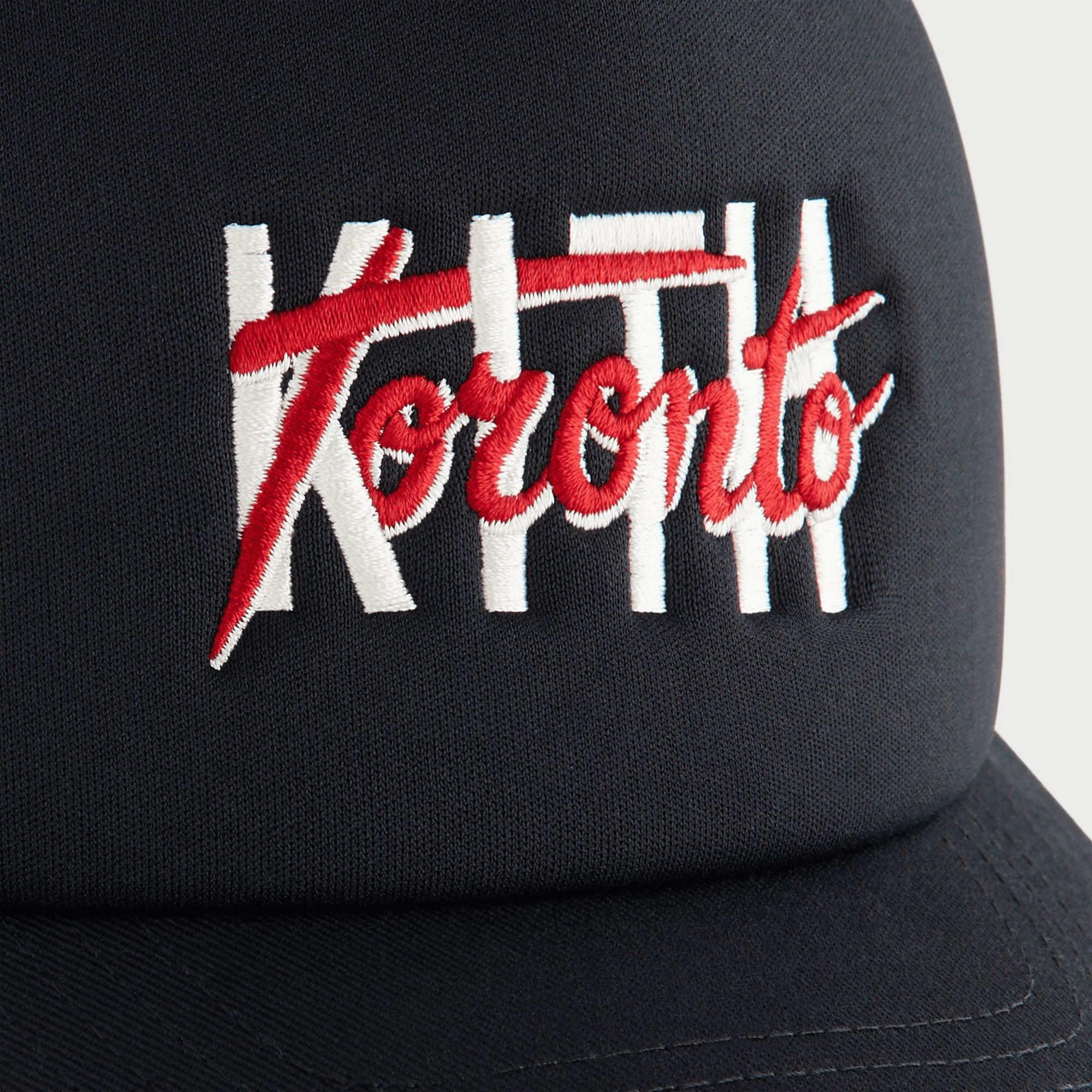 Kith Kids Toronto Regional Trucker Hat - Black — Image 2