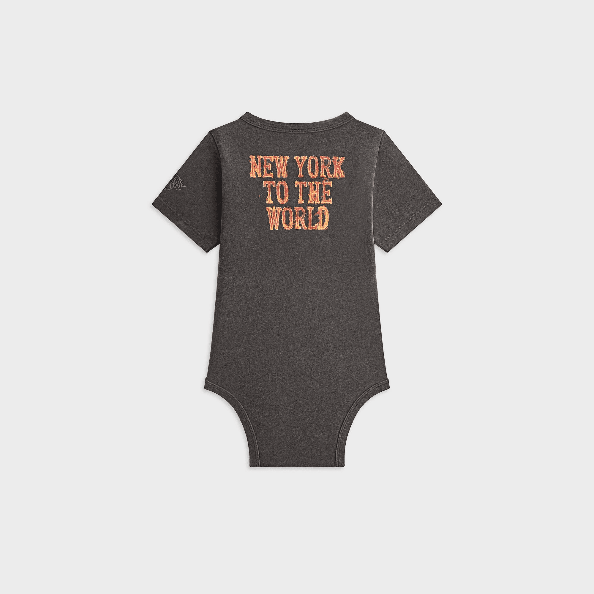 Kith Baby for the New York Knicks Vintage Fire Bodysuit - Black — Image 6