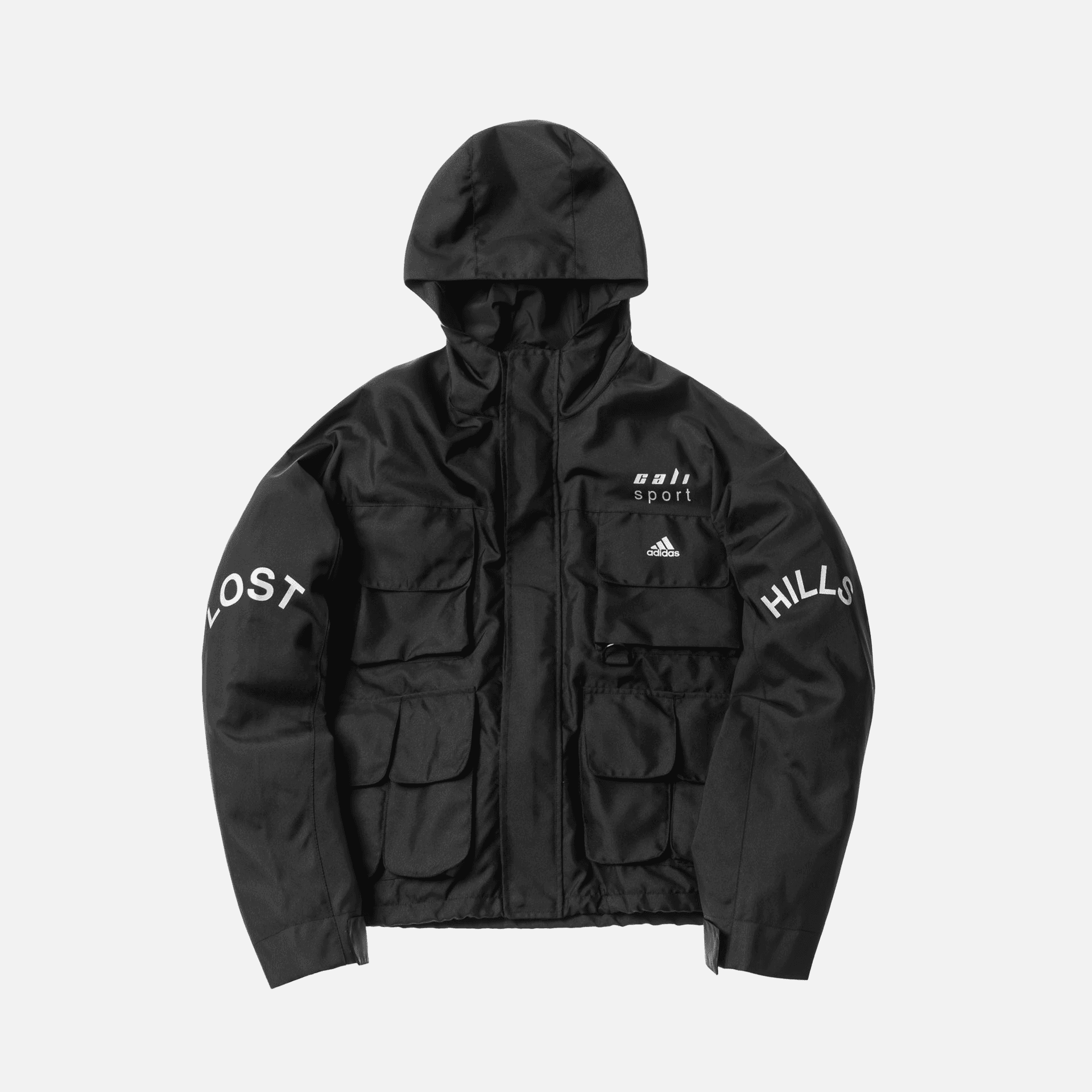 Yeezy Season 5 Parka Pockets Nylon Jacket - Black — Image 2