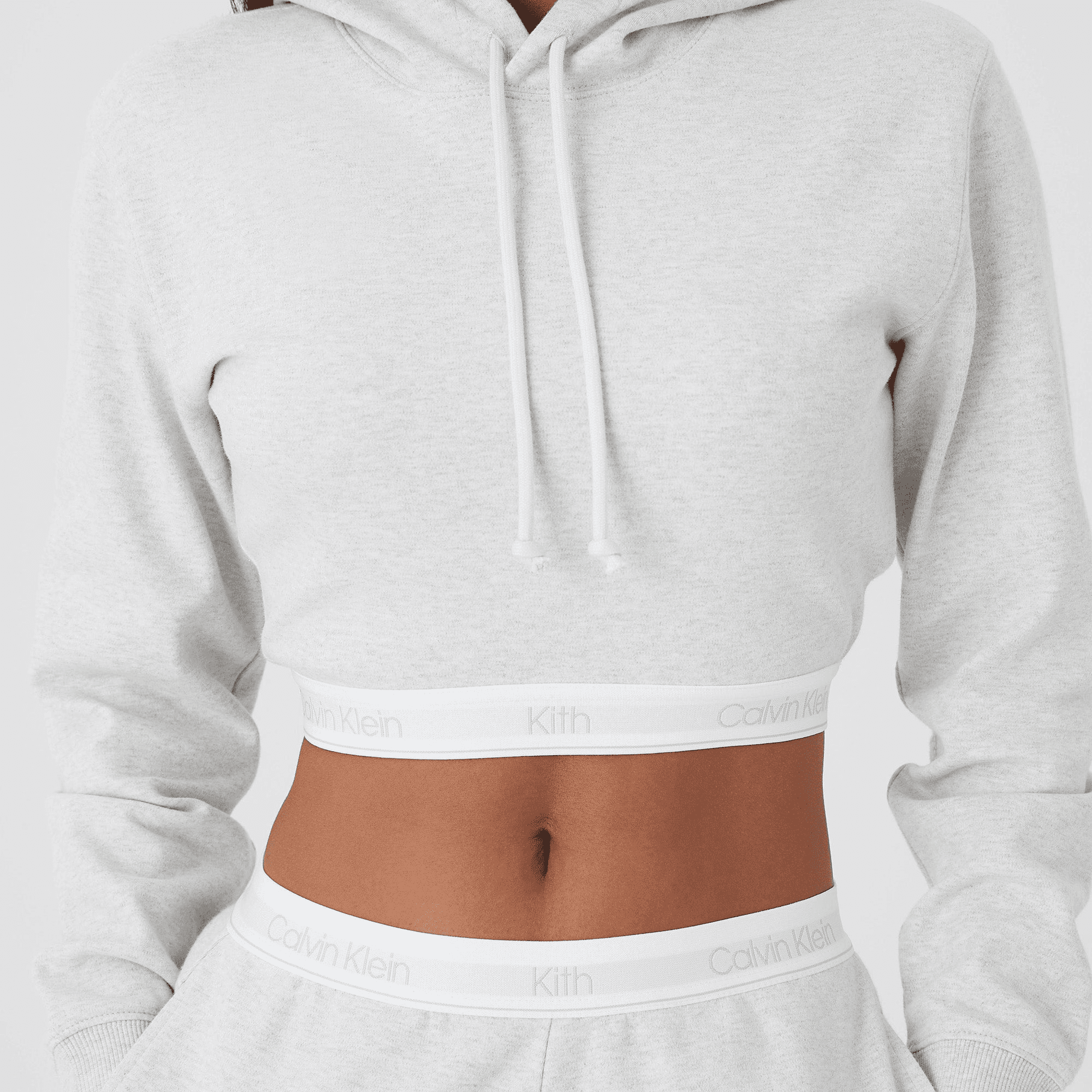 Kith Women for Calvin Klein Chelsea Sweatpant II - Light Heather Grey — Image 2
