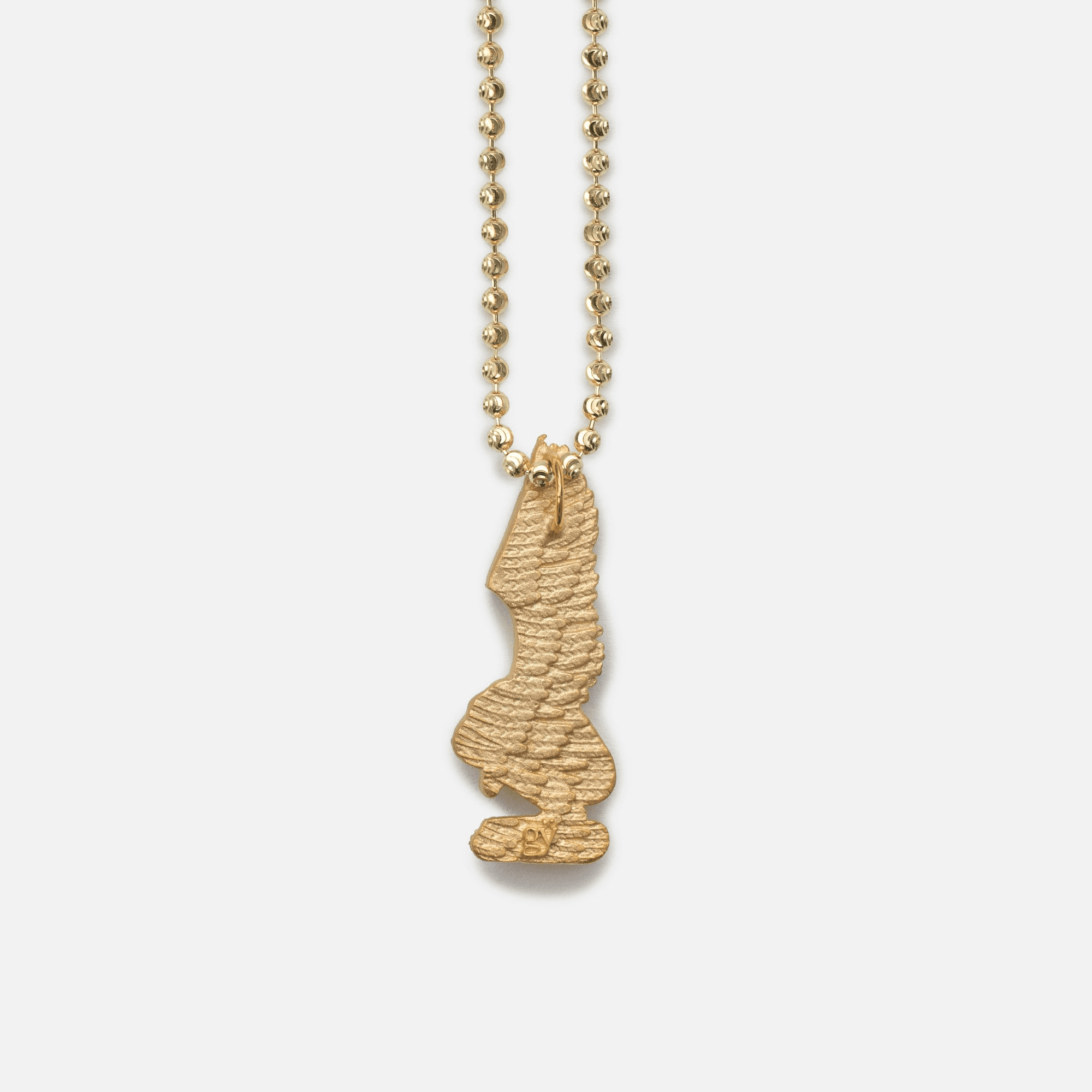 Greg Yuna Mini Broken Angel Pendant Necklace - Yellow Gold — Image 2