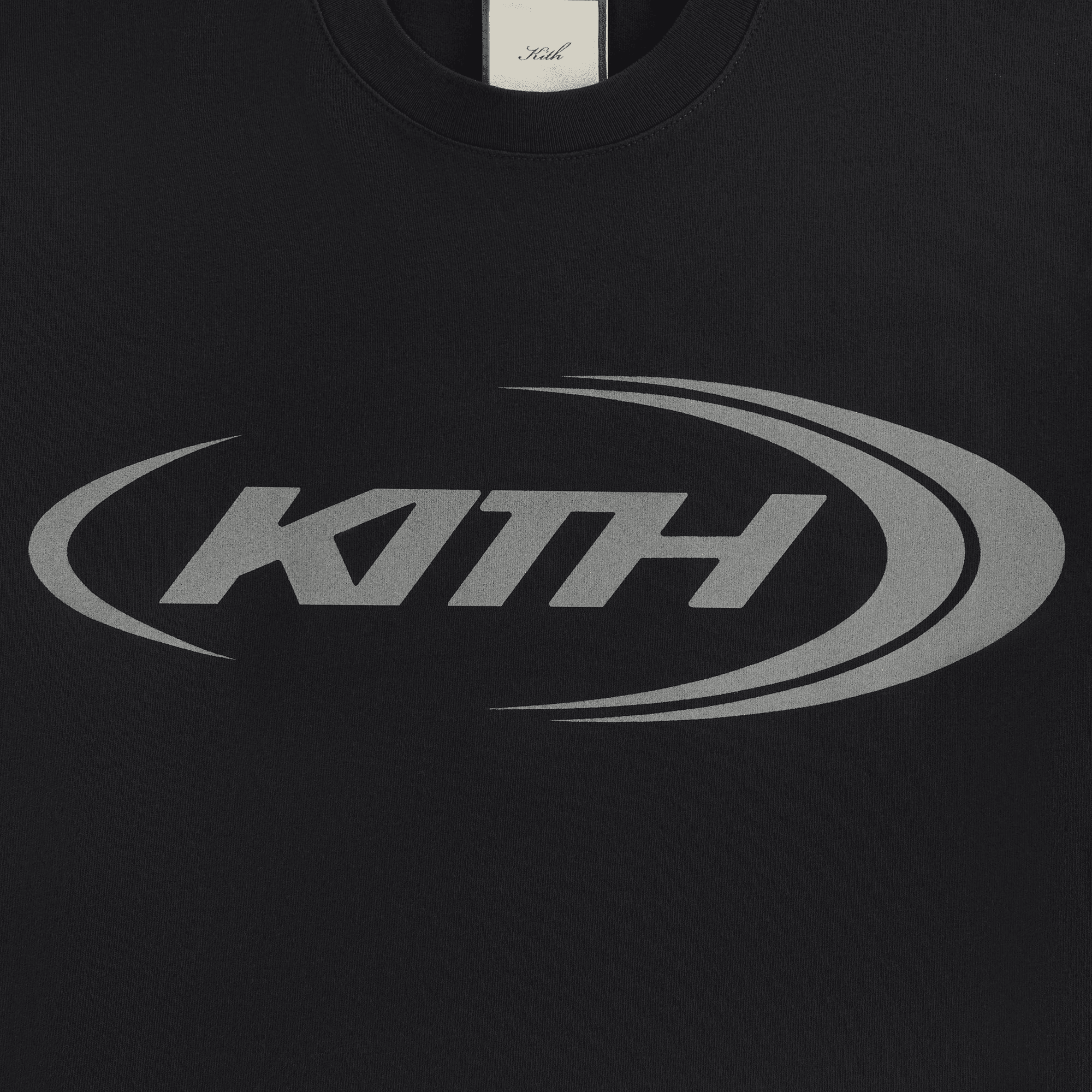 Kith Women Vintage Outline Logo Tee - Black — Image 3