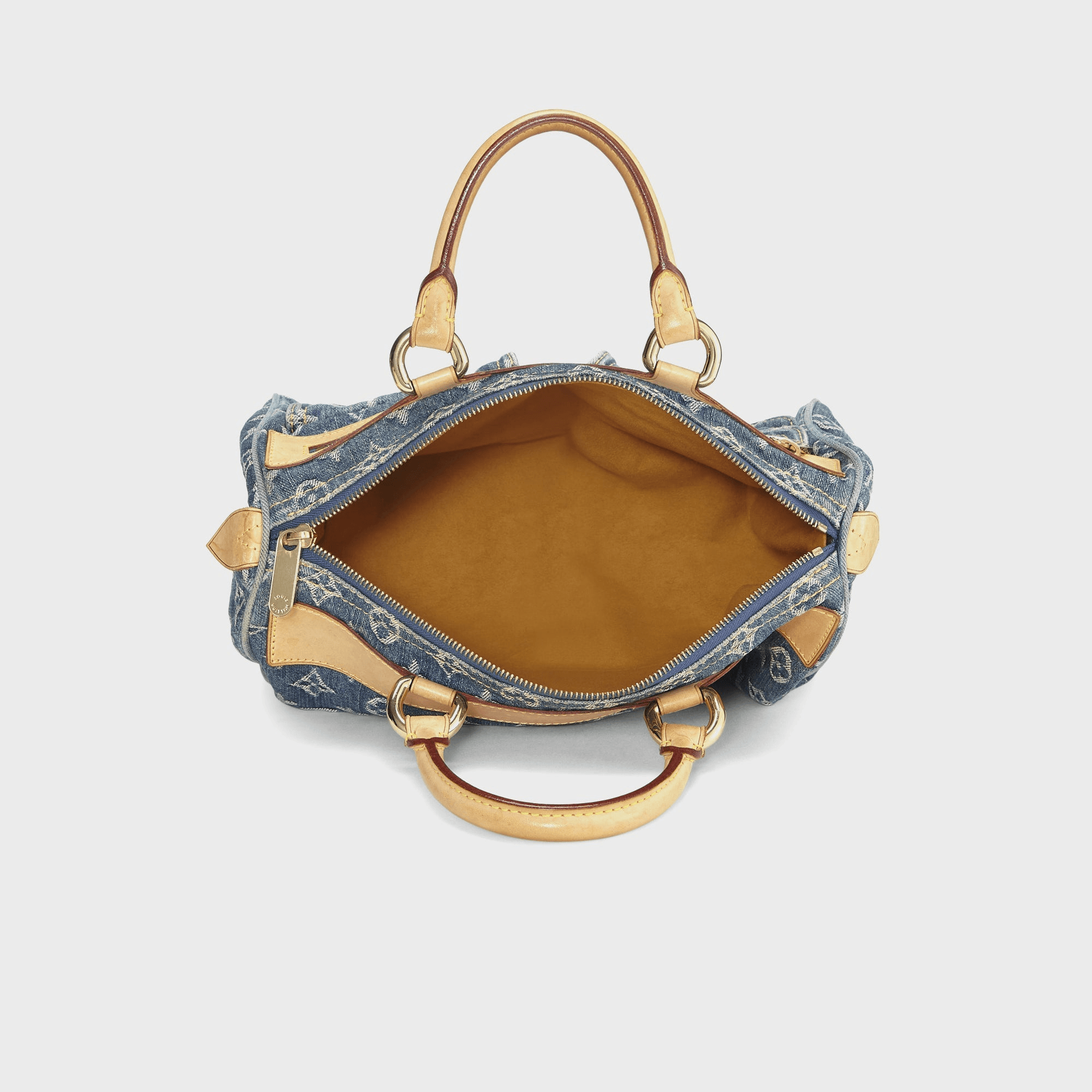 WGACA Louis Vuitton Denim Neo Speedy - Blue — Image 3