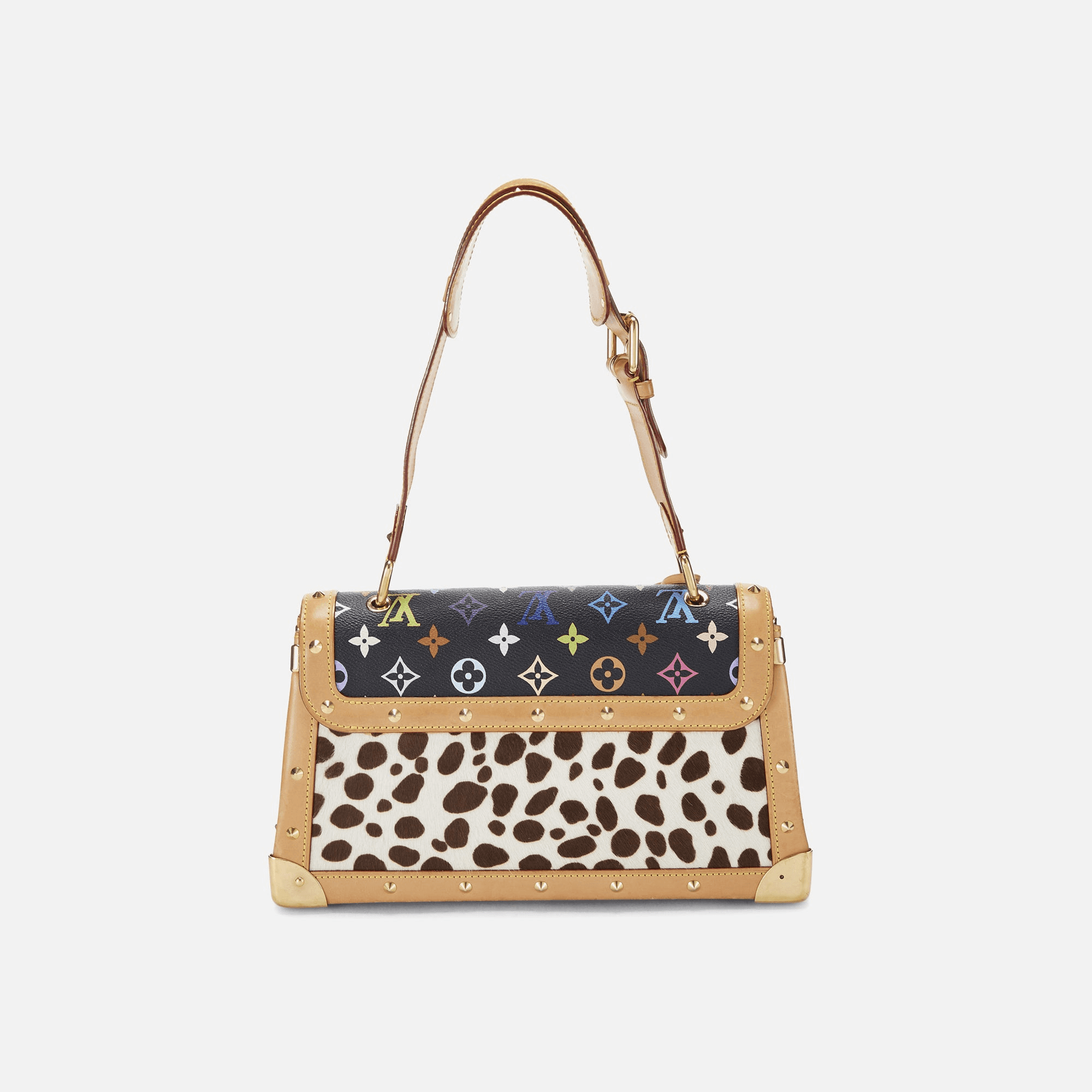 WGACA Louis Vuitton Canvas Dalmatian Sacrabat Bag - Black Multi — Image 3