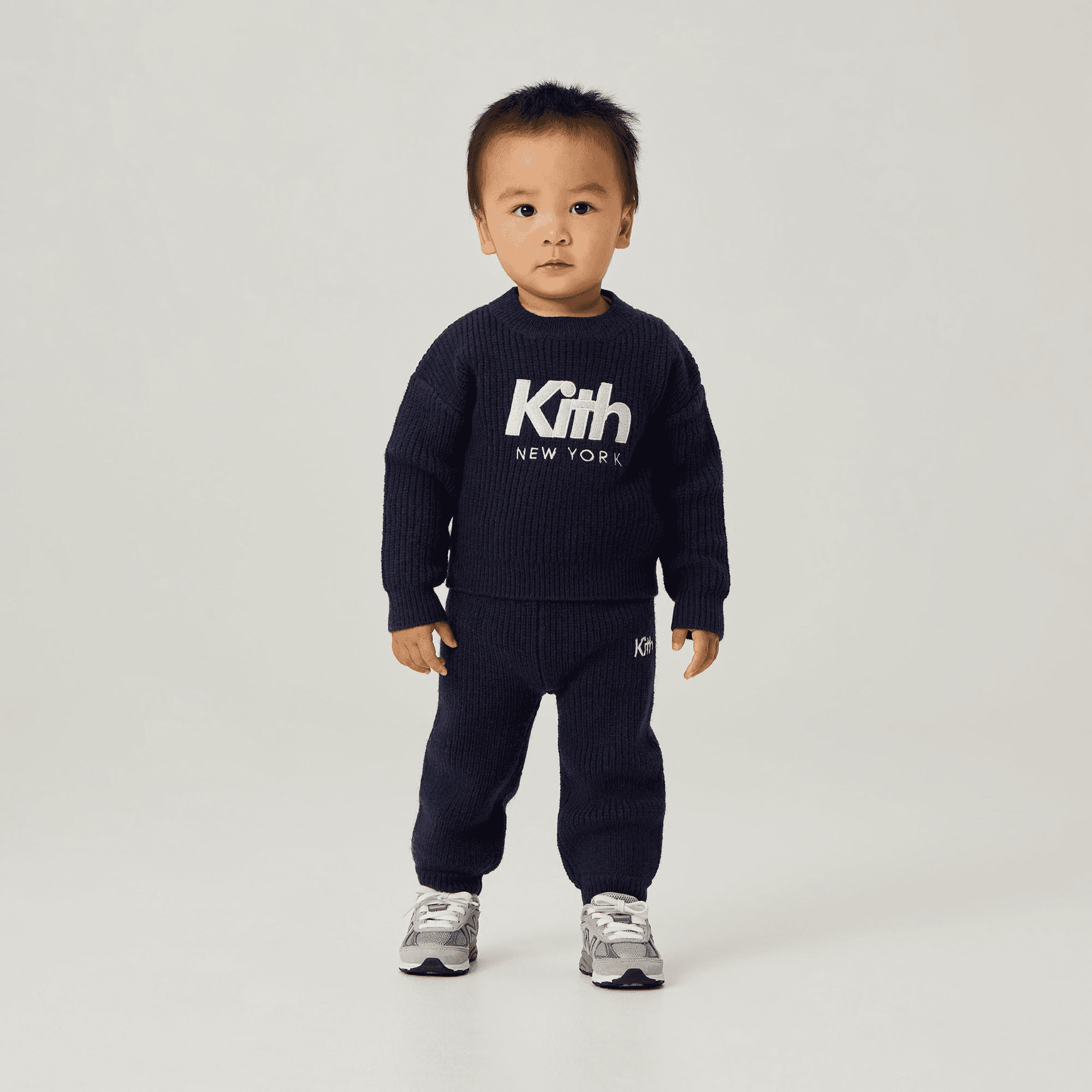 Kith Baby Sweater Crewneck and Jogger Set - Nocturnal — Image 7