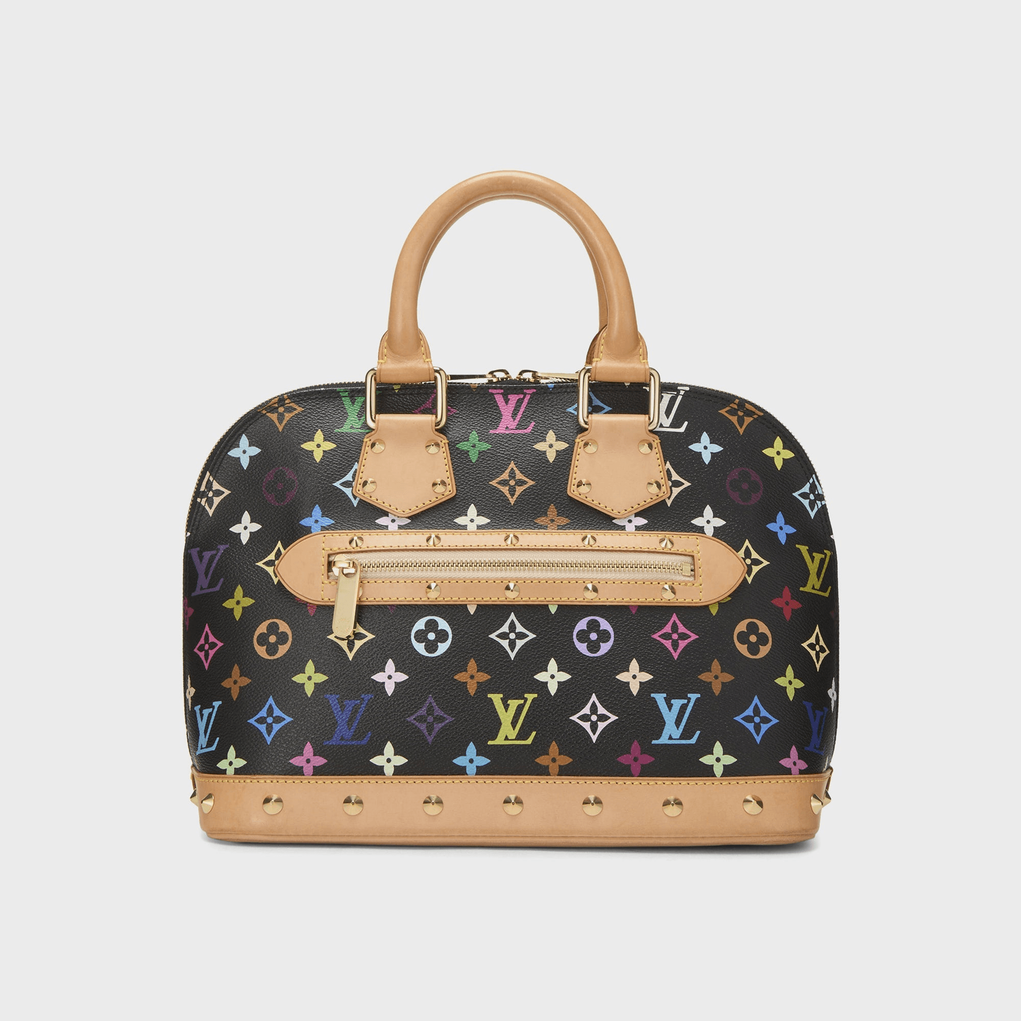 WGACA Louis Vuitton x Takashi Murakami Monogram Multicolore Alma PM - Black