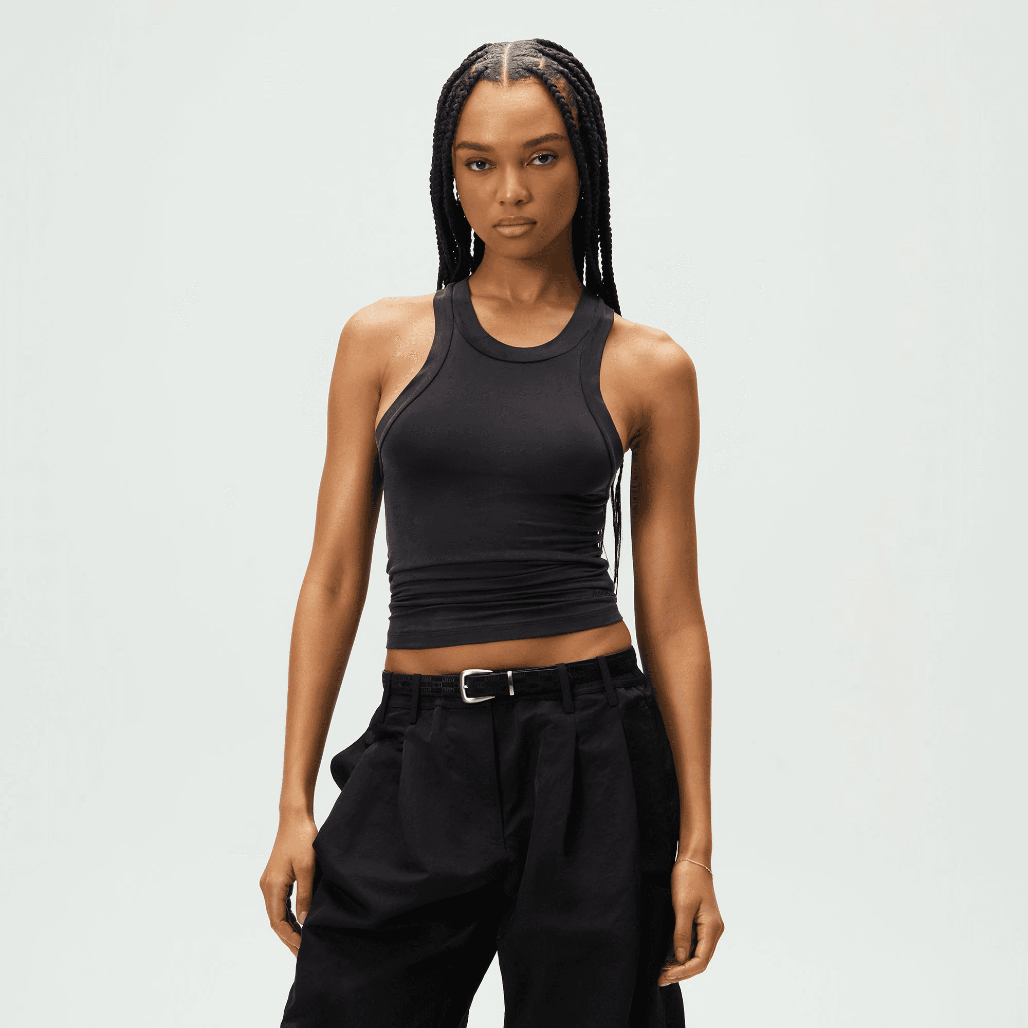 Kith Women Lyra Cupro Tank - Black Beauty — Image 4