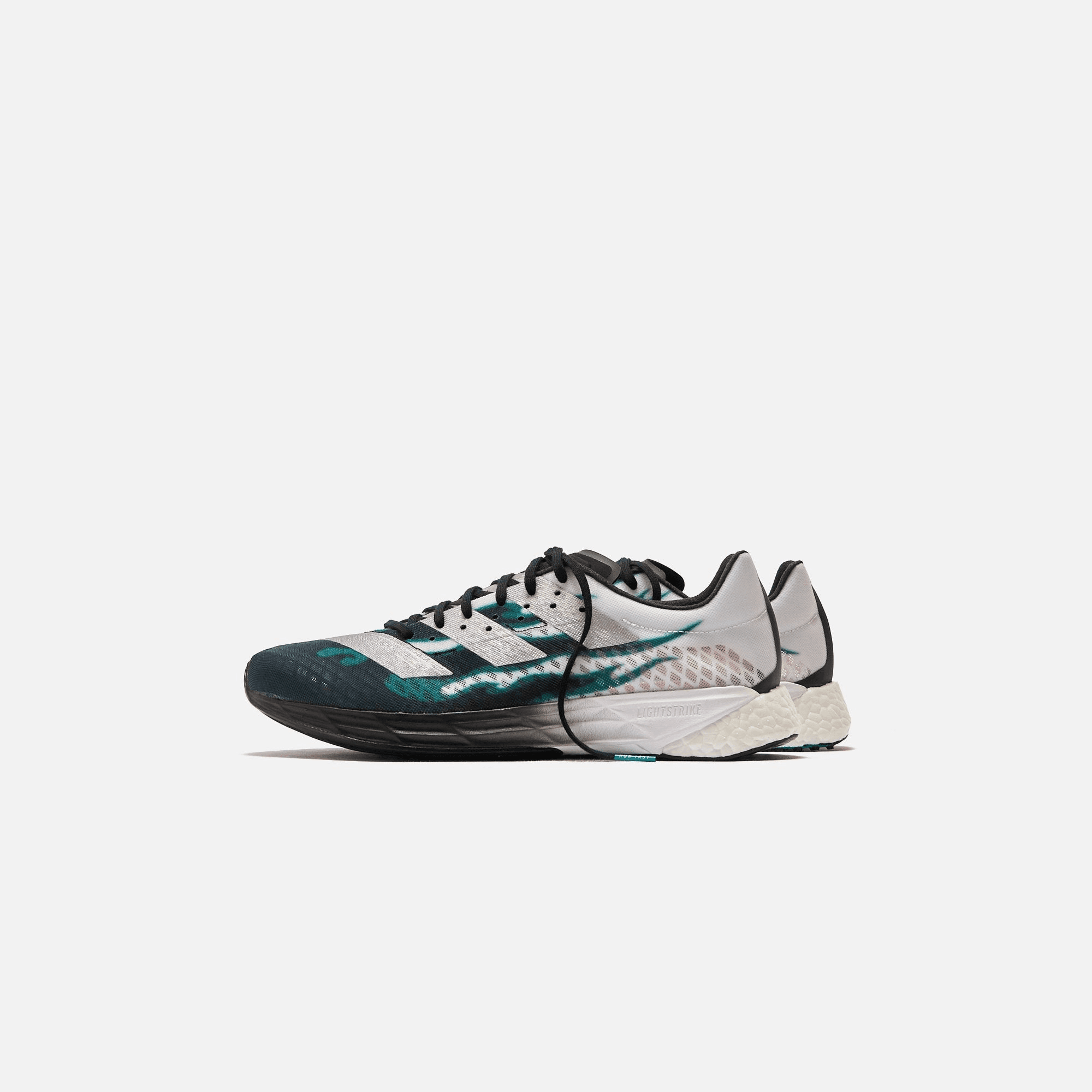 adidas Consortium Adizero Pro BM - Core Black / Yellow Tint / Eqt Green — Image 4