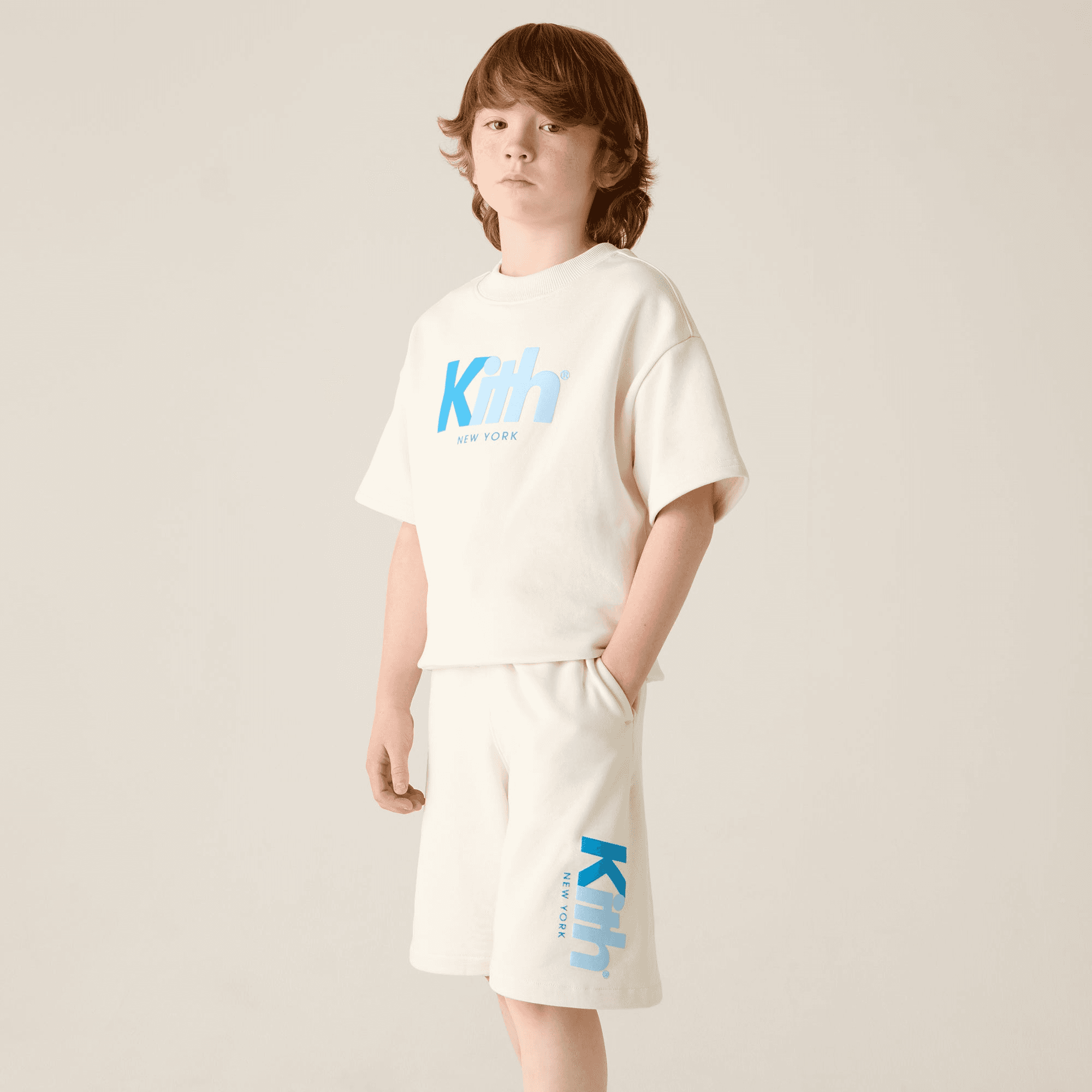 Kith Kids Nelson Short Sleeve Crewneck - Silk — Image 4