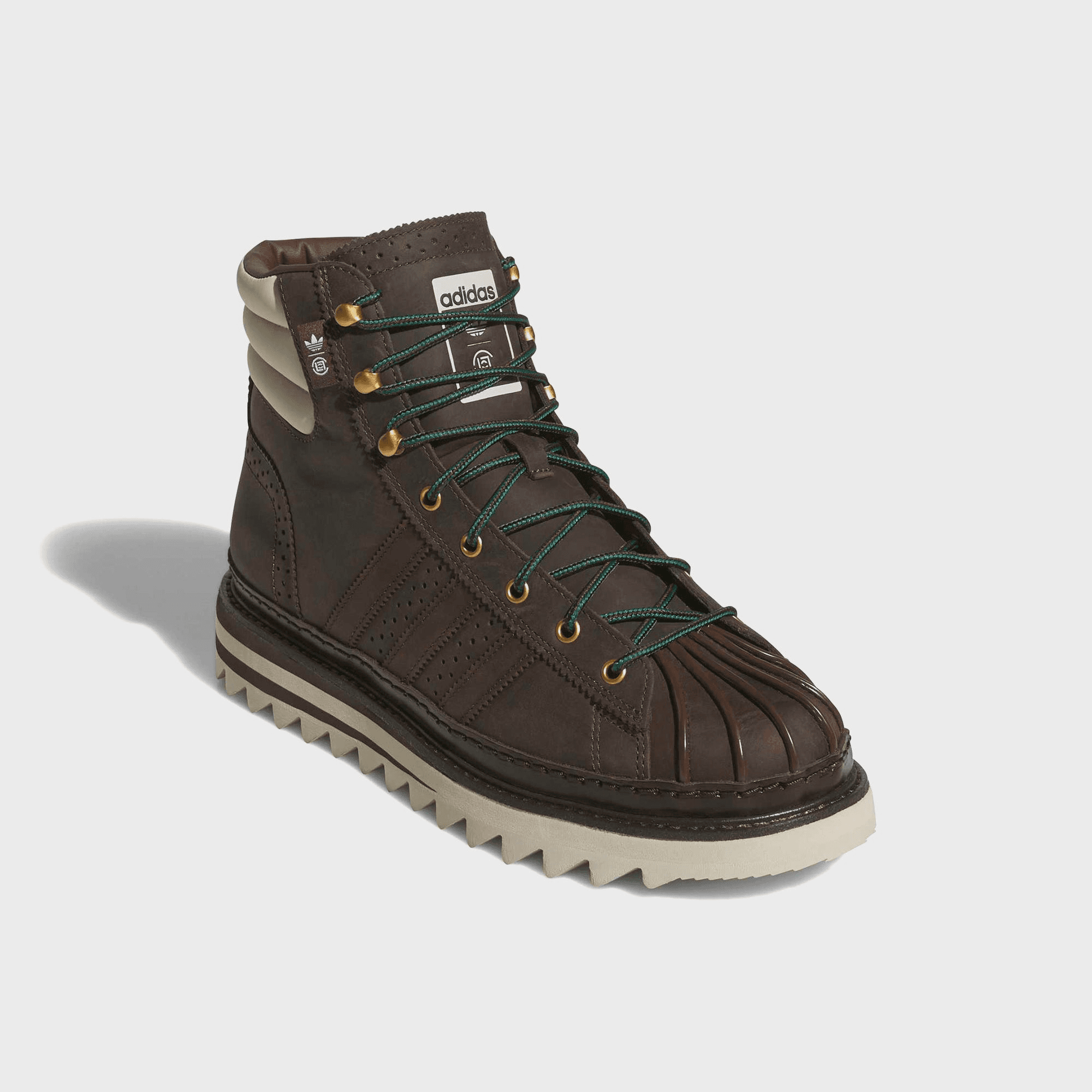 adidas x Edison Chen Clot Pro Model Boot - Dark Brown / Wonder Beige / Dark Brown — Image 2