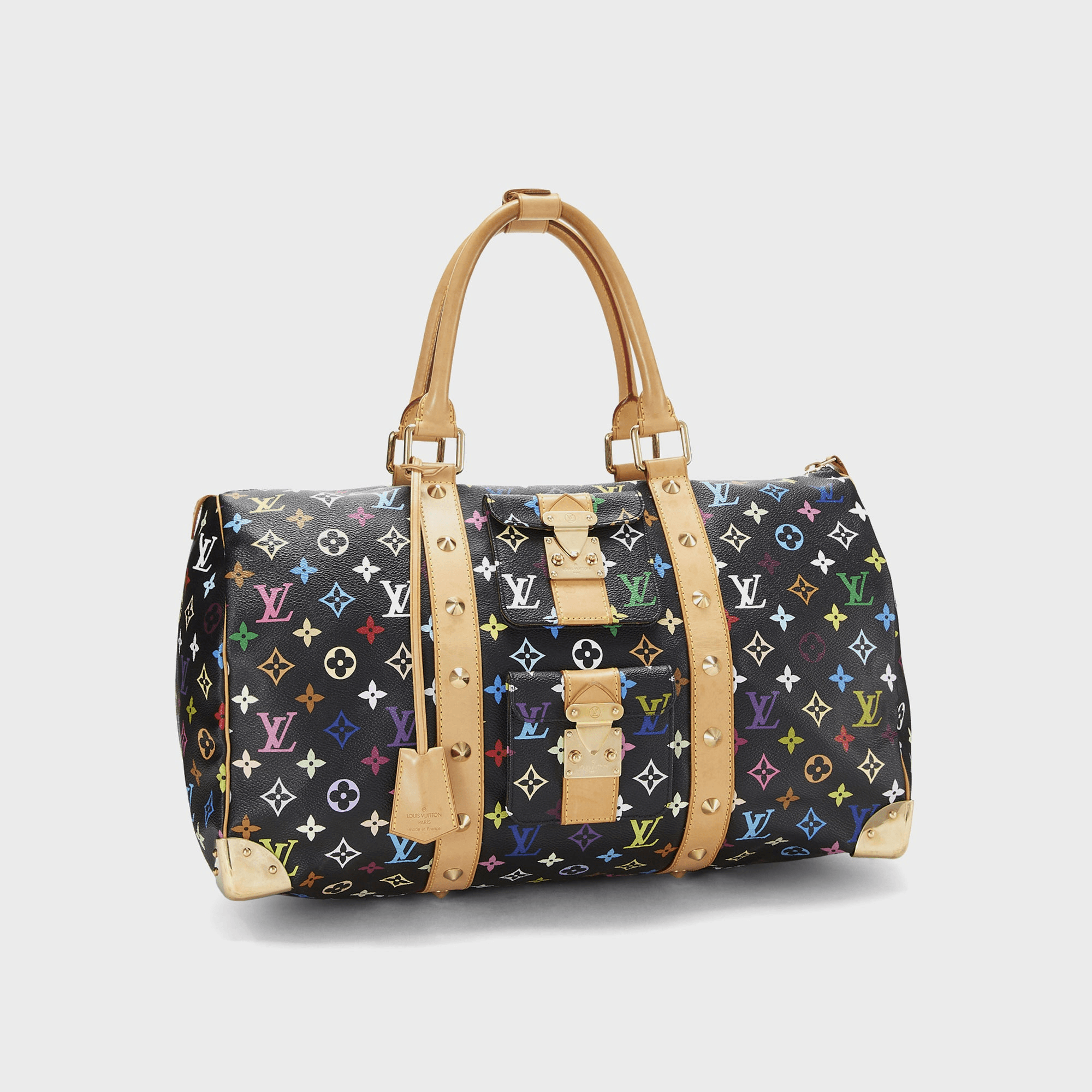 WGACA Louis Vuitton Keepall 45 - Black / Multi — Image 3